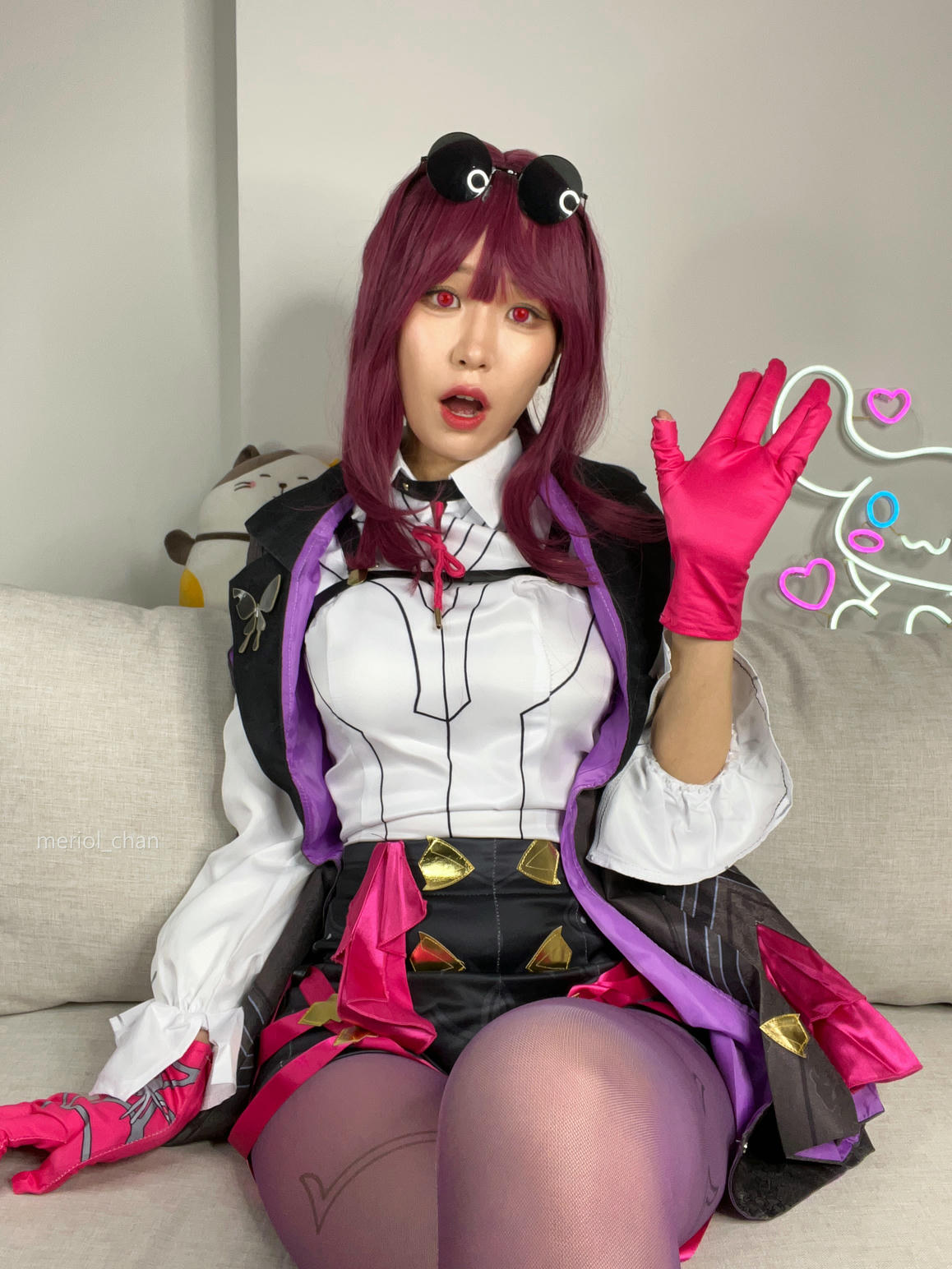 新加波网红美女-Meriol Chan NO.006 Honkai Star Rail Kafka [34P+5V-814MB]-Kafka Normal Ver_第1集