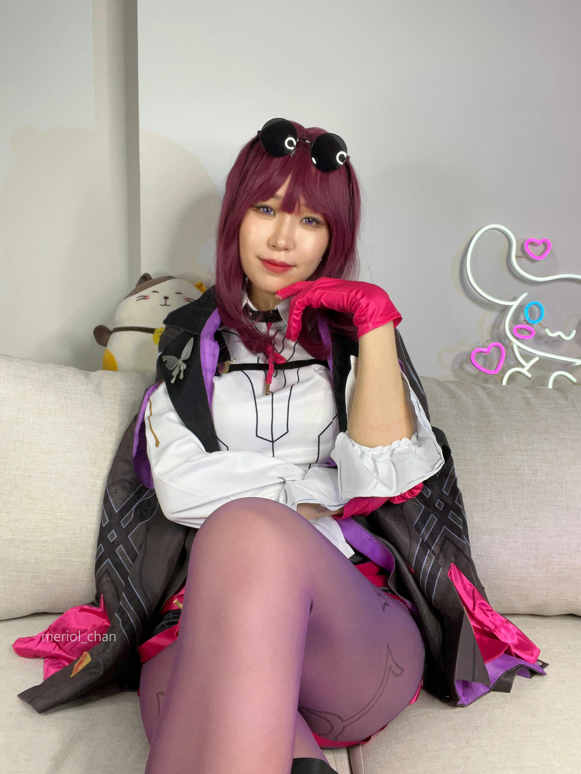 新加波网红美女-Meriol Chan NO.006 Honkai Star Rail Kafka [34P+5V-814MB]-Kafka Normal Ver_第1集