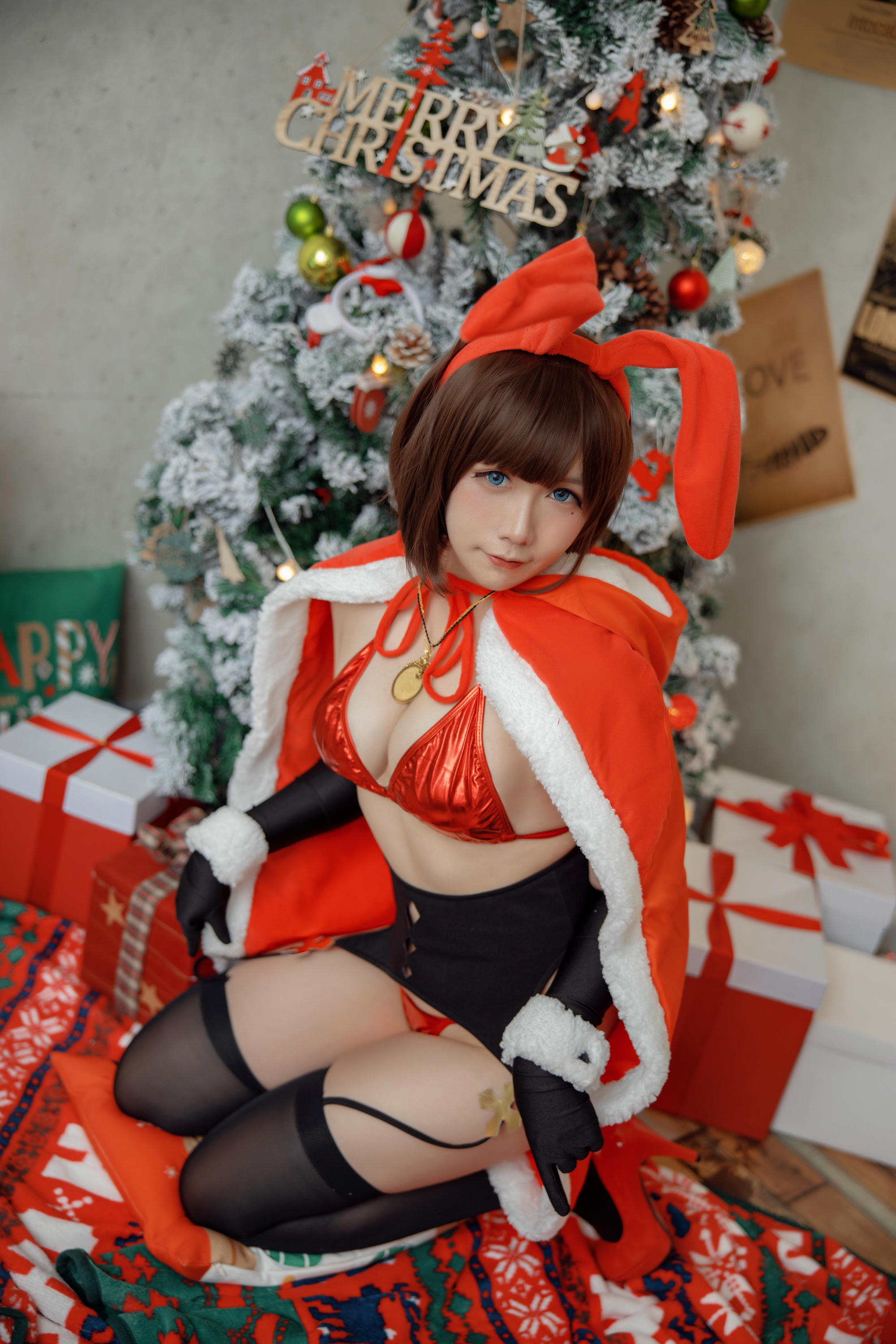 麻花酱 NO.005 圣诞兔子大图[22P-349MB]_第1集