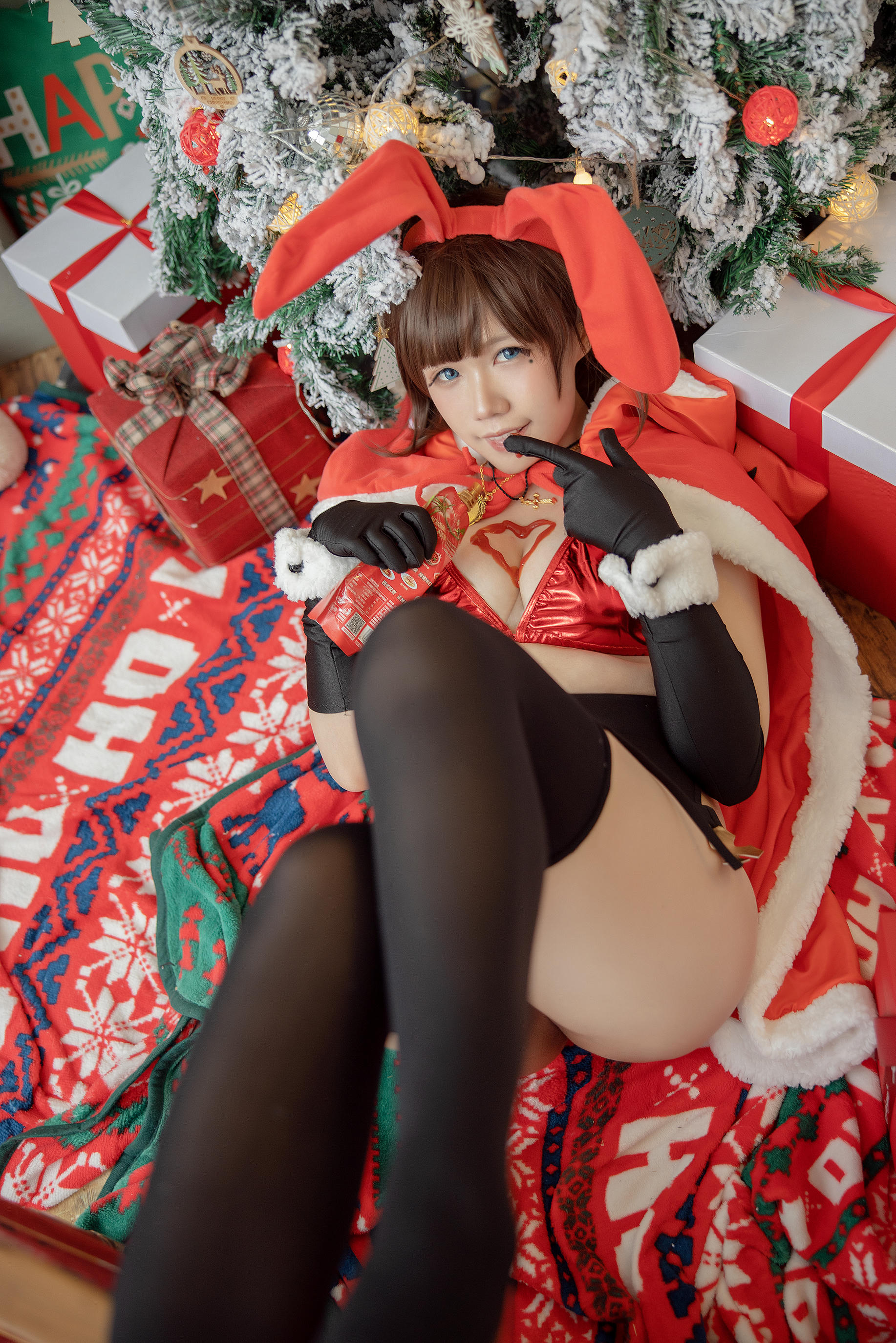 麻花酱 NO.005 圣诞兔子大图[22P-349MB]_第1集