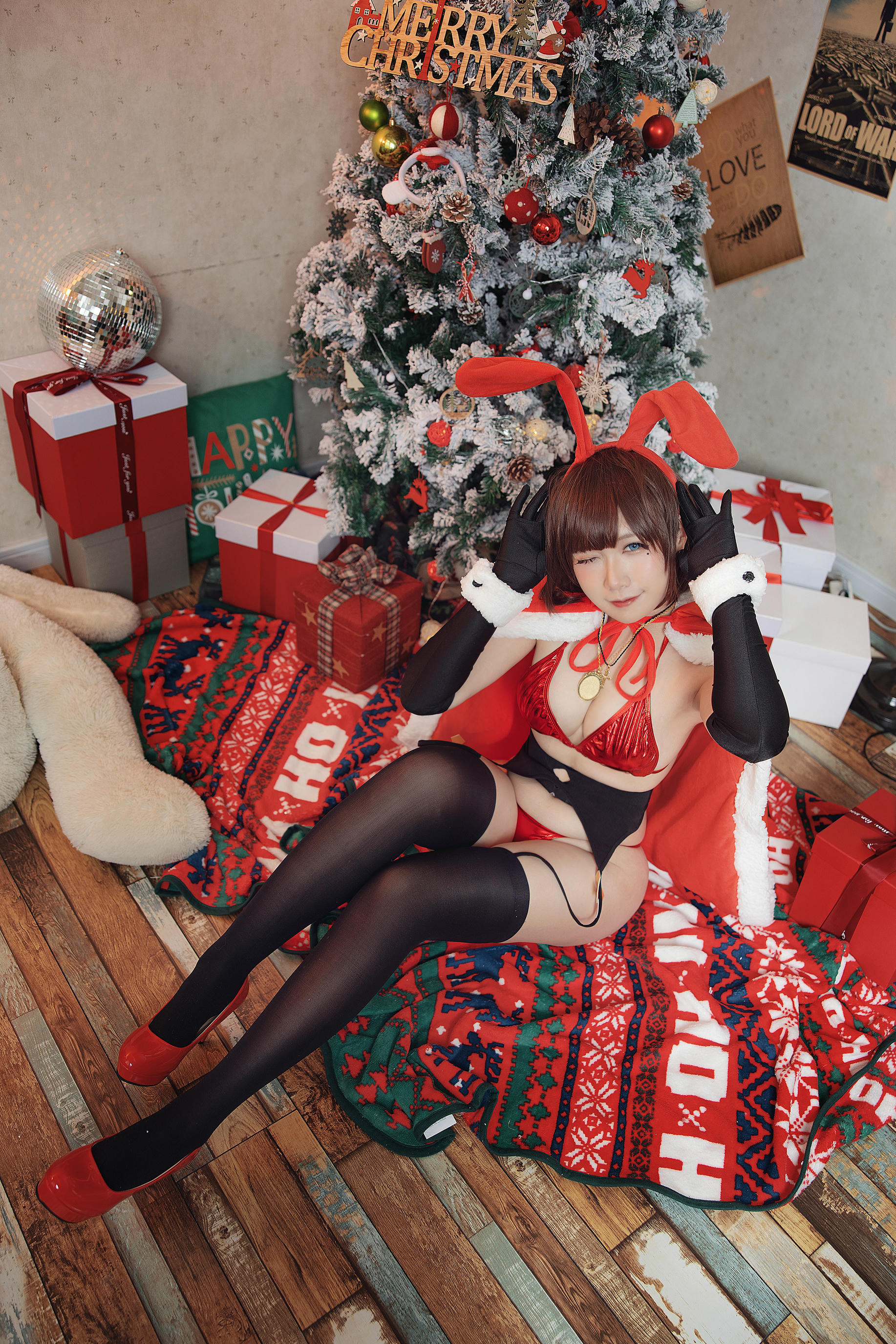 麻花酱 NO.005 圣诞兔子大图[22P-349MB]_第1集