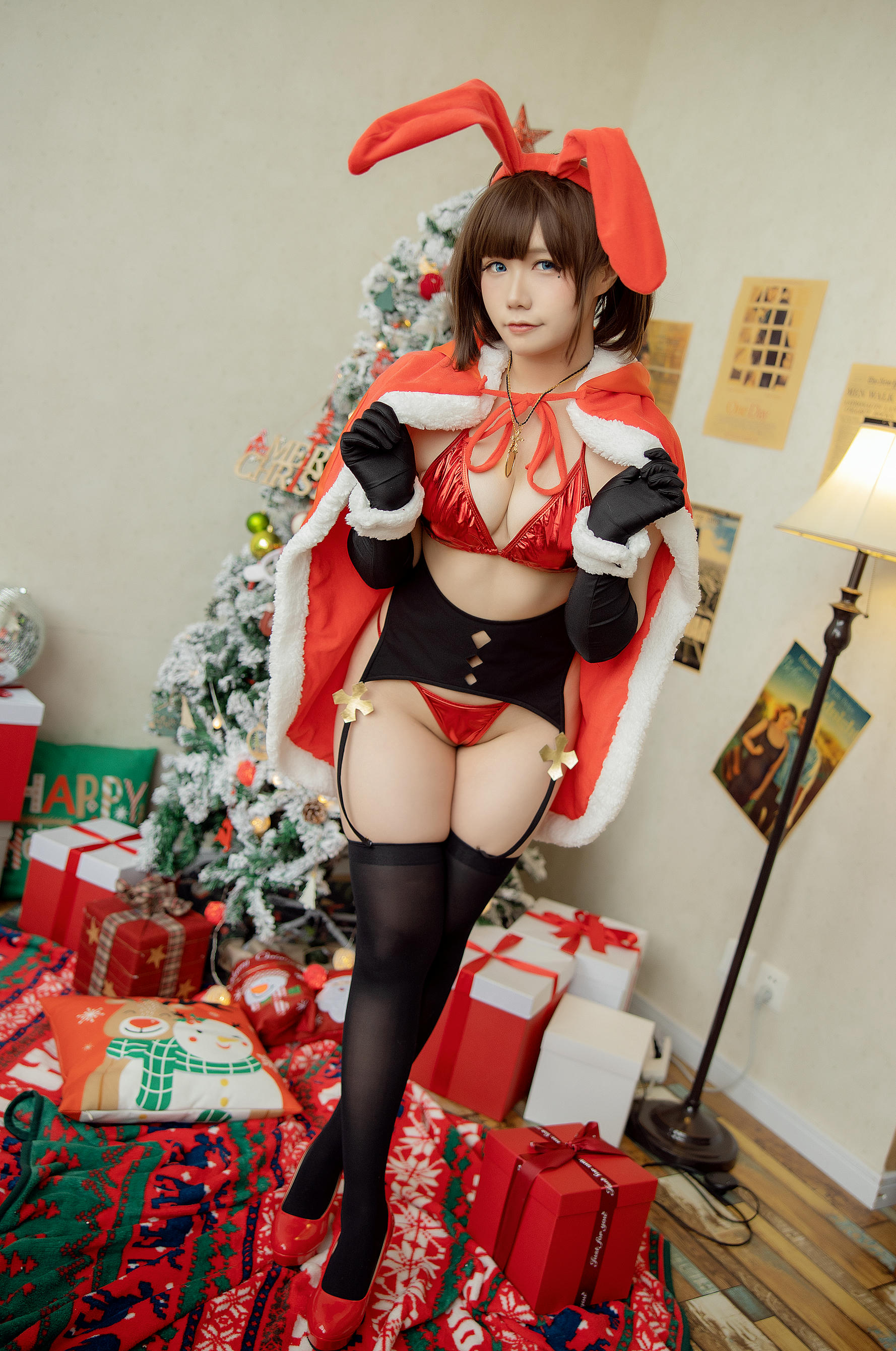 麻花酱 NO.005 圣诞兔子大图[22P-349MB]_第1集