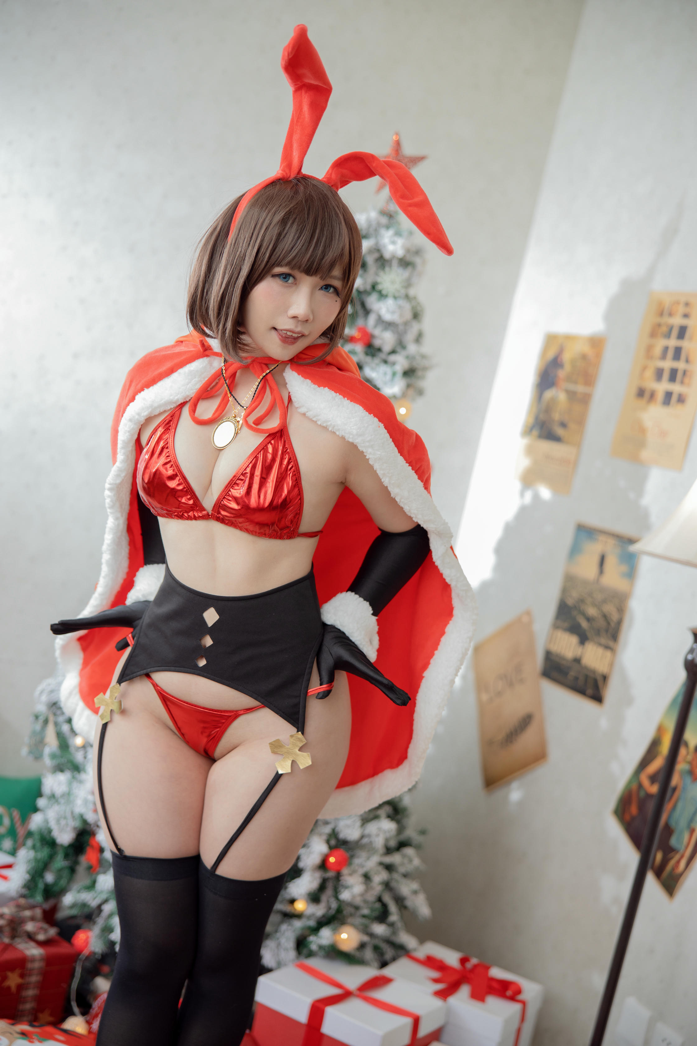 麻花酱 NO.005 圣诞兔子大图[22P-349MB]_第1集