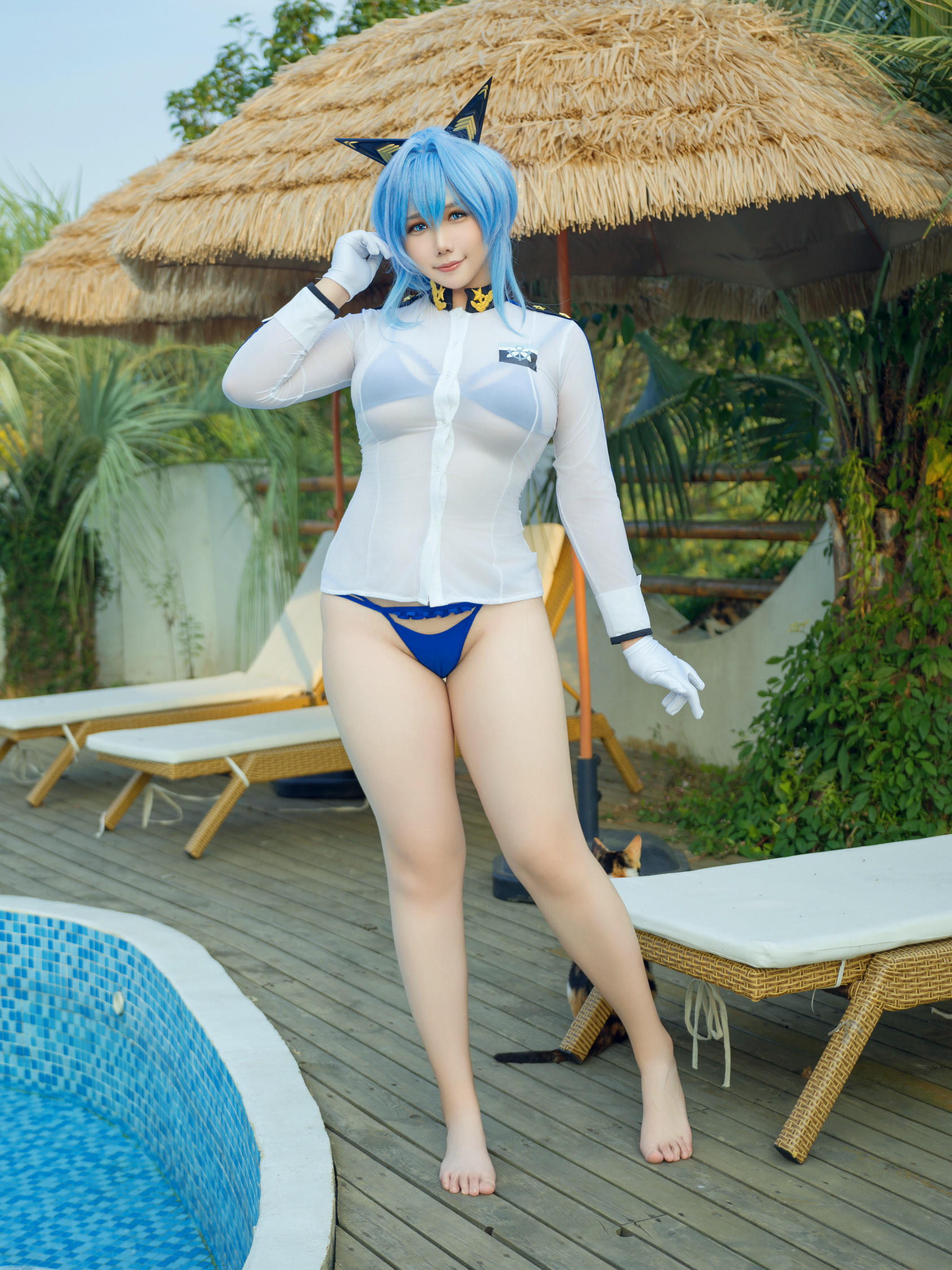 麻花酱 NO.067 海伦泳装[21P1V-276MB]_第1集