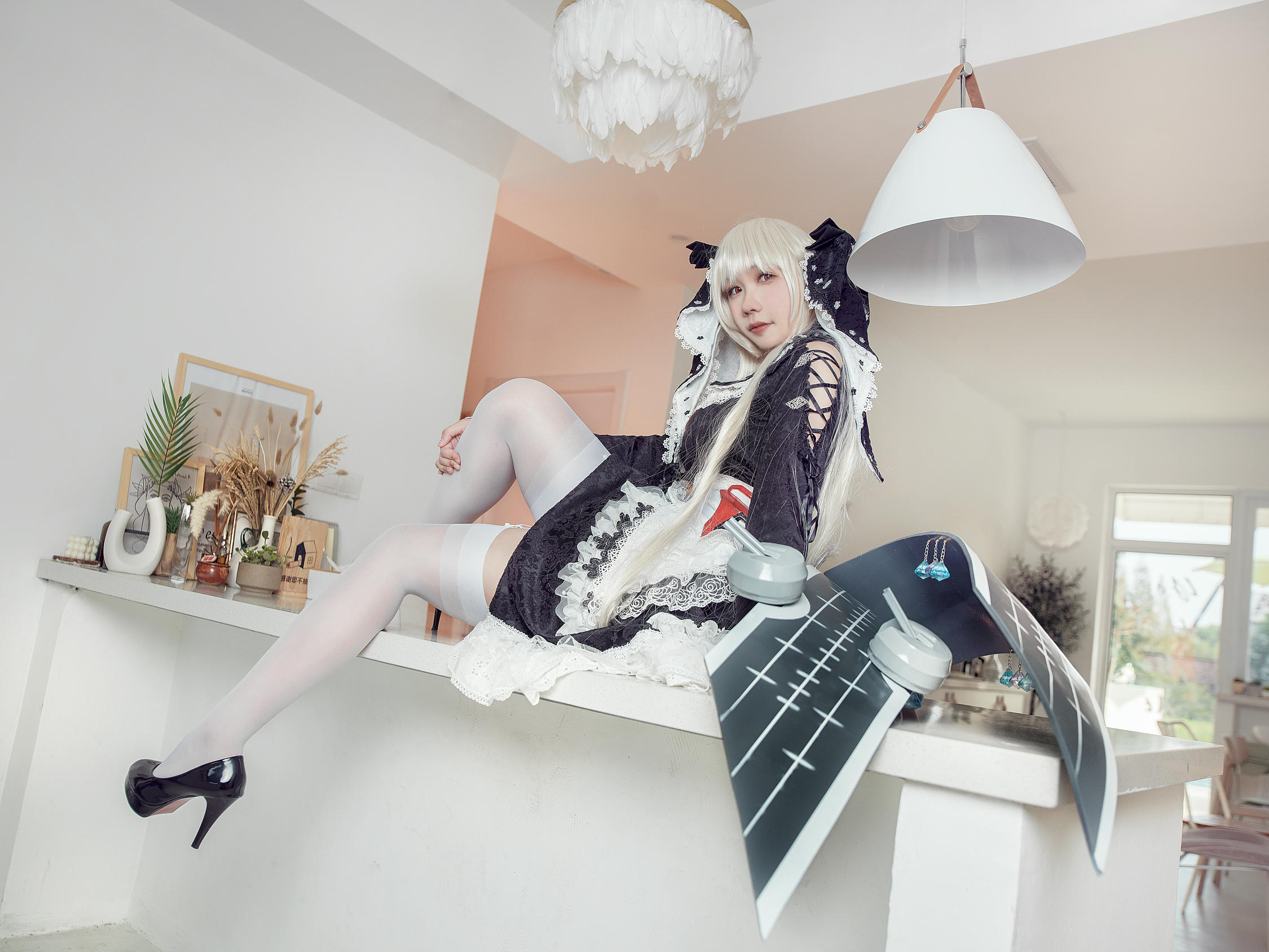 麻花酱 NO.092 可畏泳装+女仆[30P 306M]_第1集