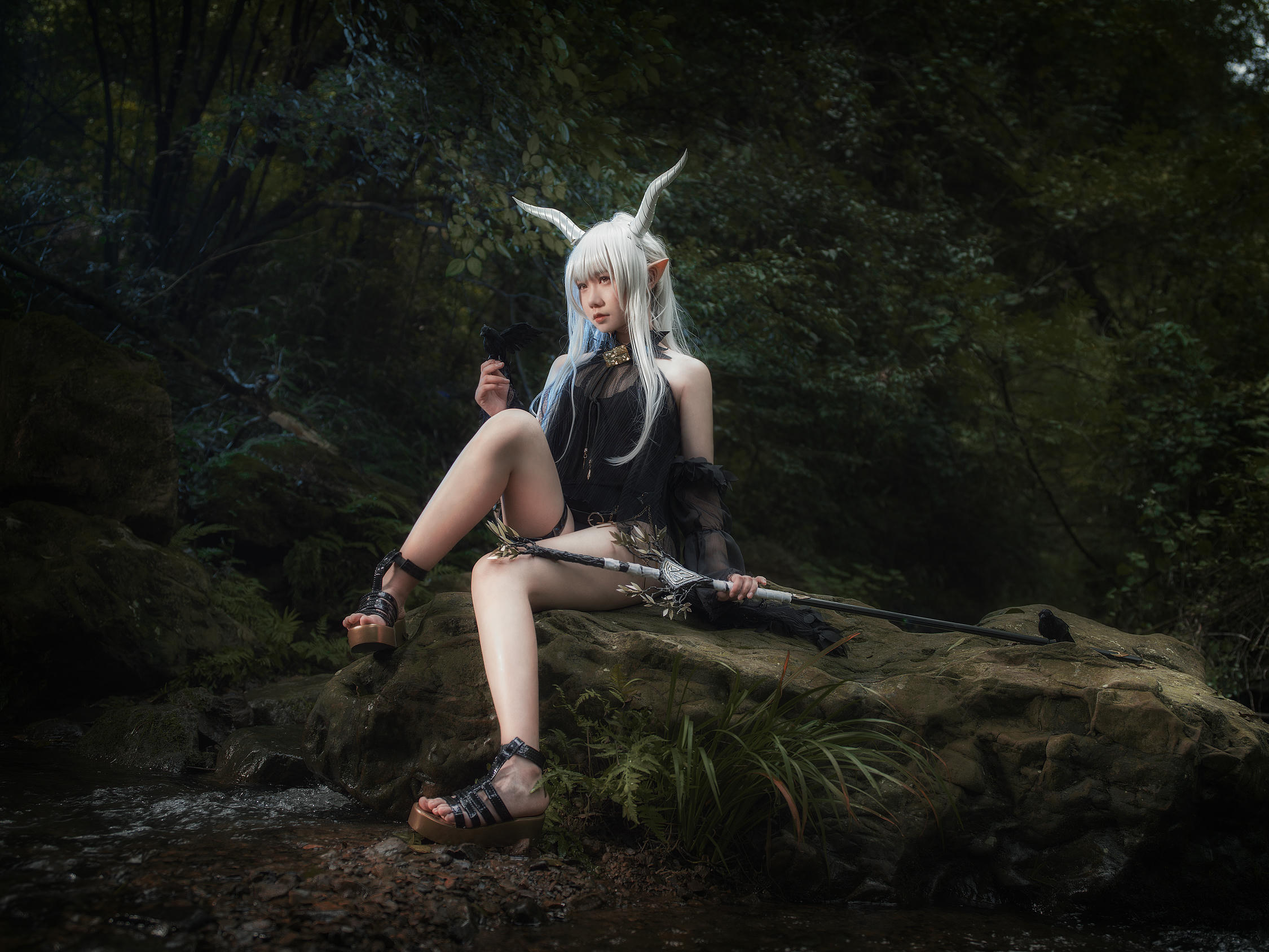 麻花酱 NO.094 明日方舟 闪灵泳装[20P 254.9M]_第1集