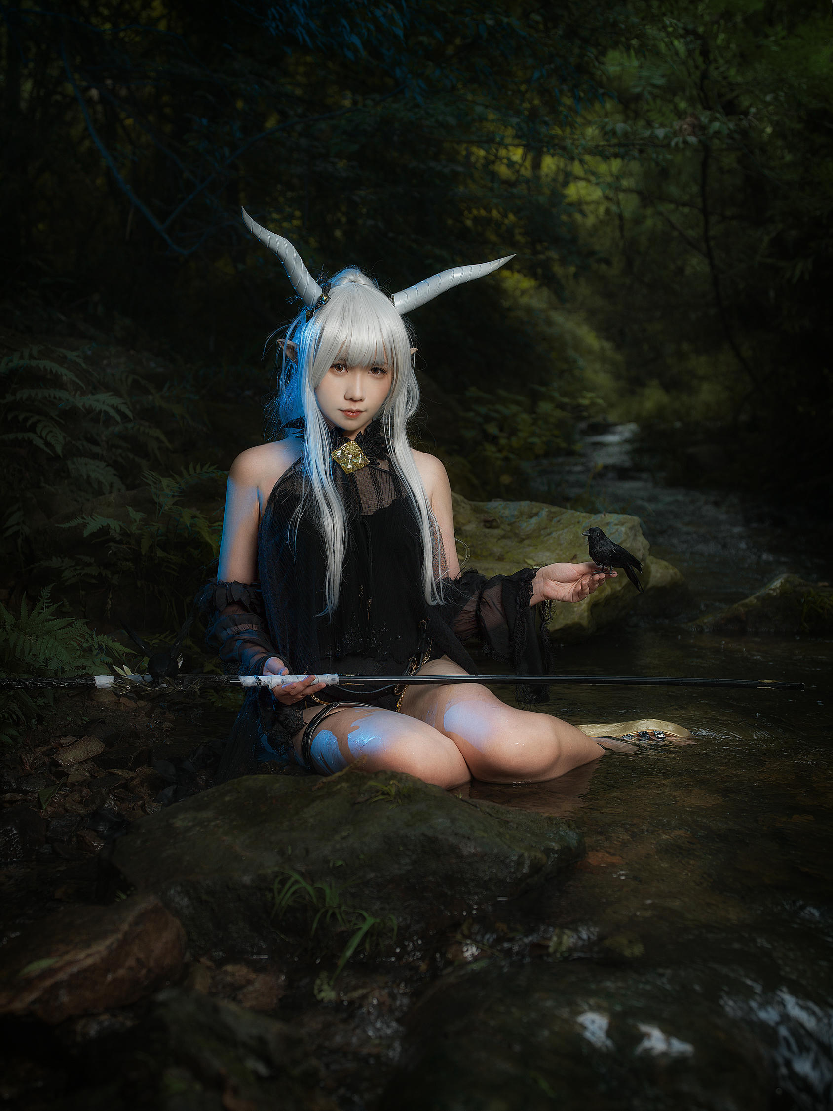 麻花酱 NO.094 明日方舟 闪灵泳装[20P 254.9M]_第1集