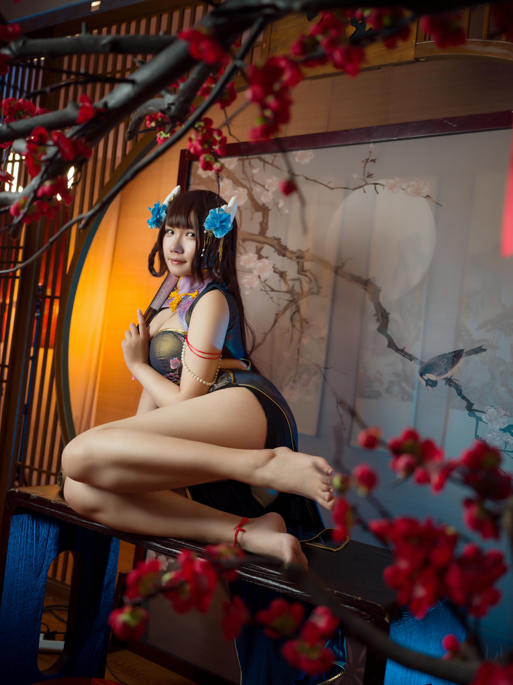 麻花酱 NO.095 比睿旗袍+泳装 [61P-446MB]-旗袍 [31P]_第1集