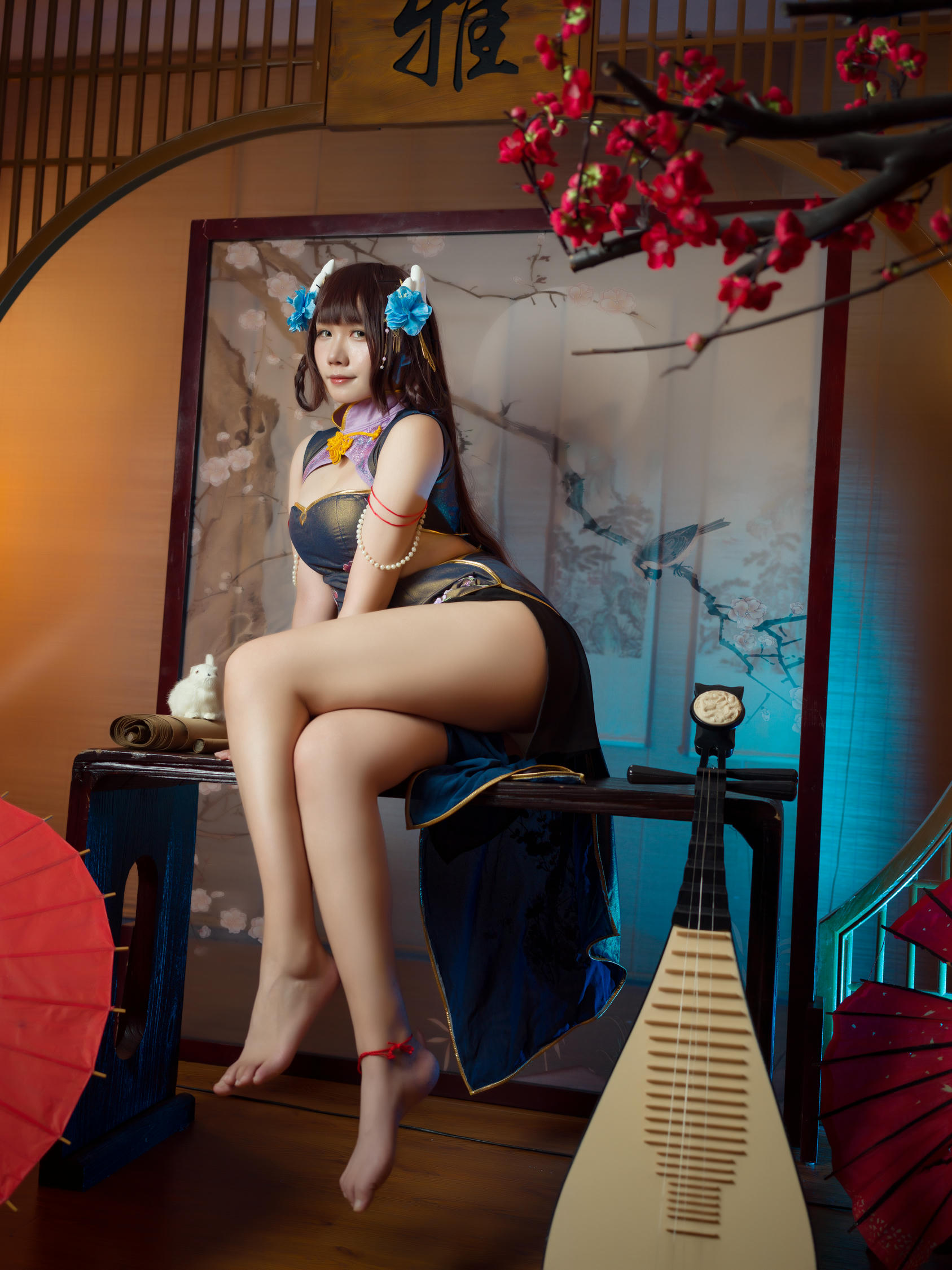 麻花酱 NO.095 比睿旗袍+泳装 [61P-446MB]-旗袍 [31P]_第2集