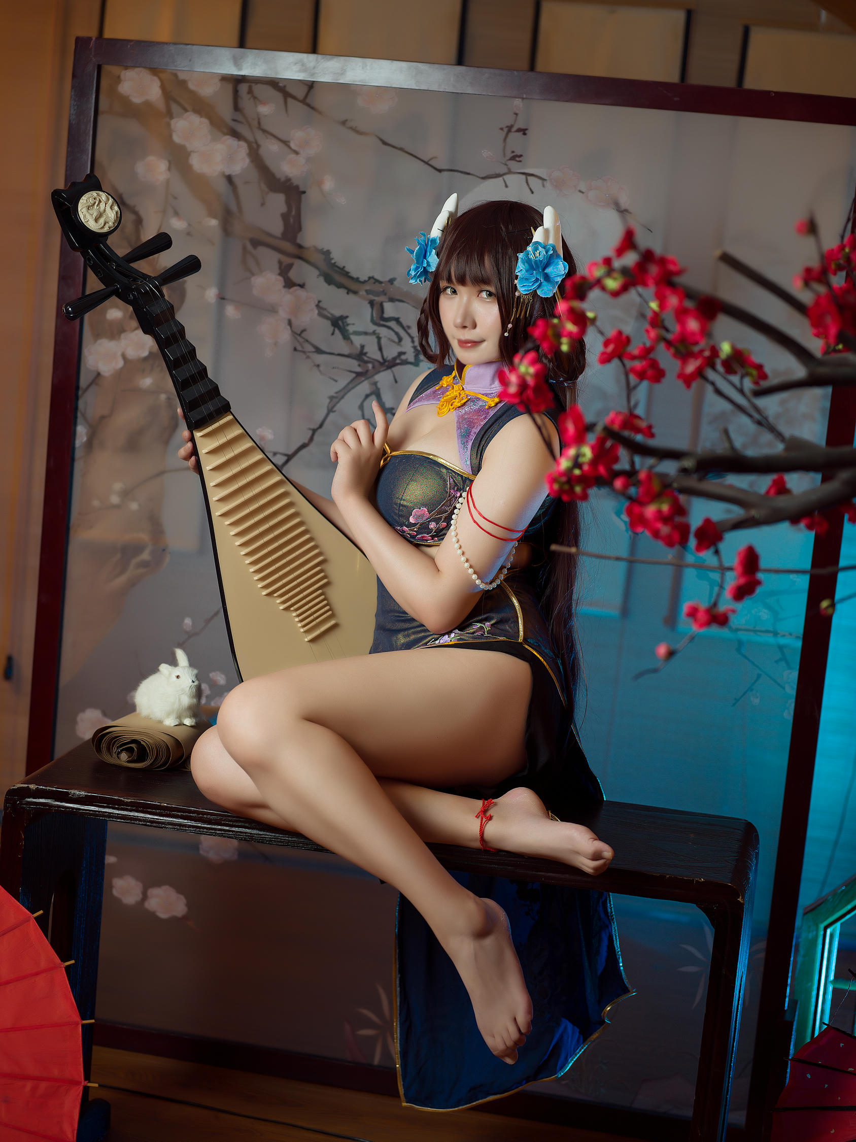 麻花酱 NO.095 比睿旗袍+泳装 [61P-446MB]-旗袍 [31P]_第2集