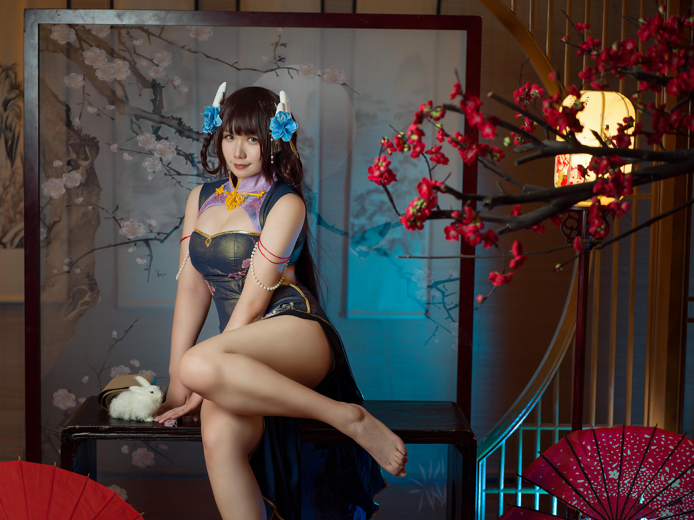 麻花酱 NO.095 比睿旗袍+泳装 [61P-446MB]-旗袍 [31P]_第2集