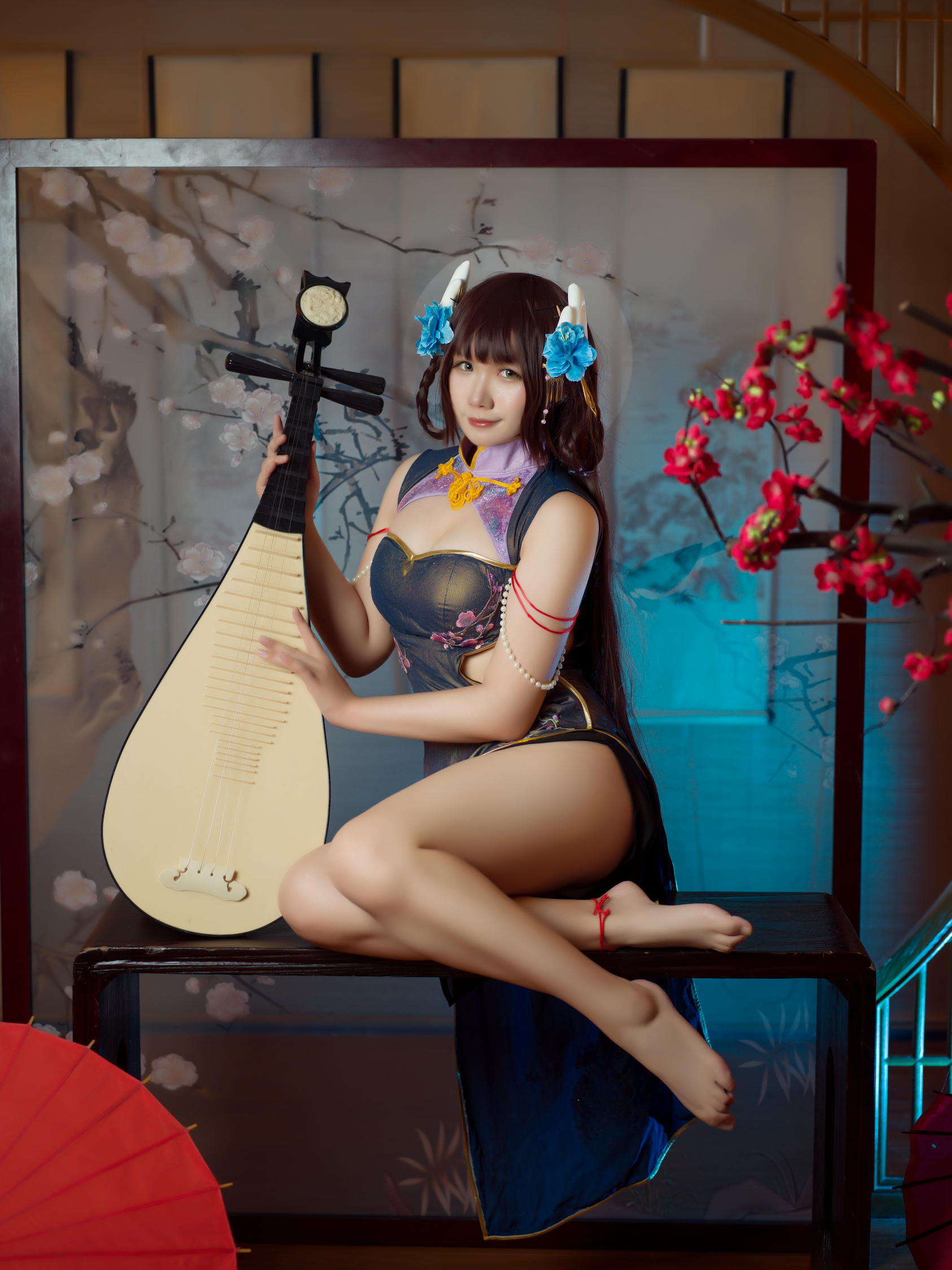 麻花酱 NO.095 比睿旗袍+泳装 [61P-446MB]-旗袍 [31P]_第2集