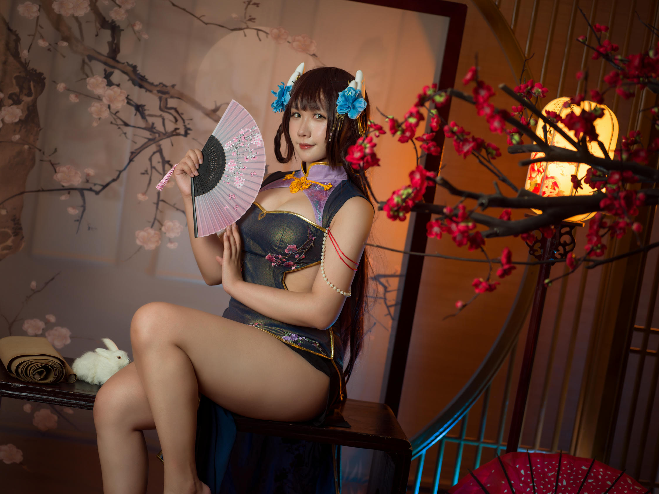 麻花酱 NO.095 比睿旗袍+泳装 [61P-446MB]-旗袍 [31P]_第2集