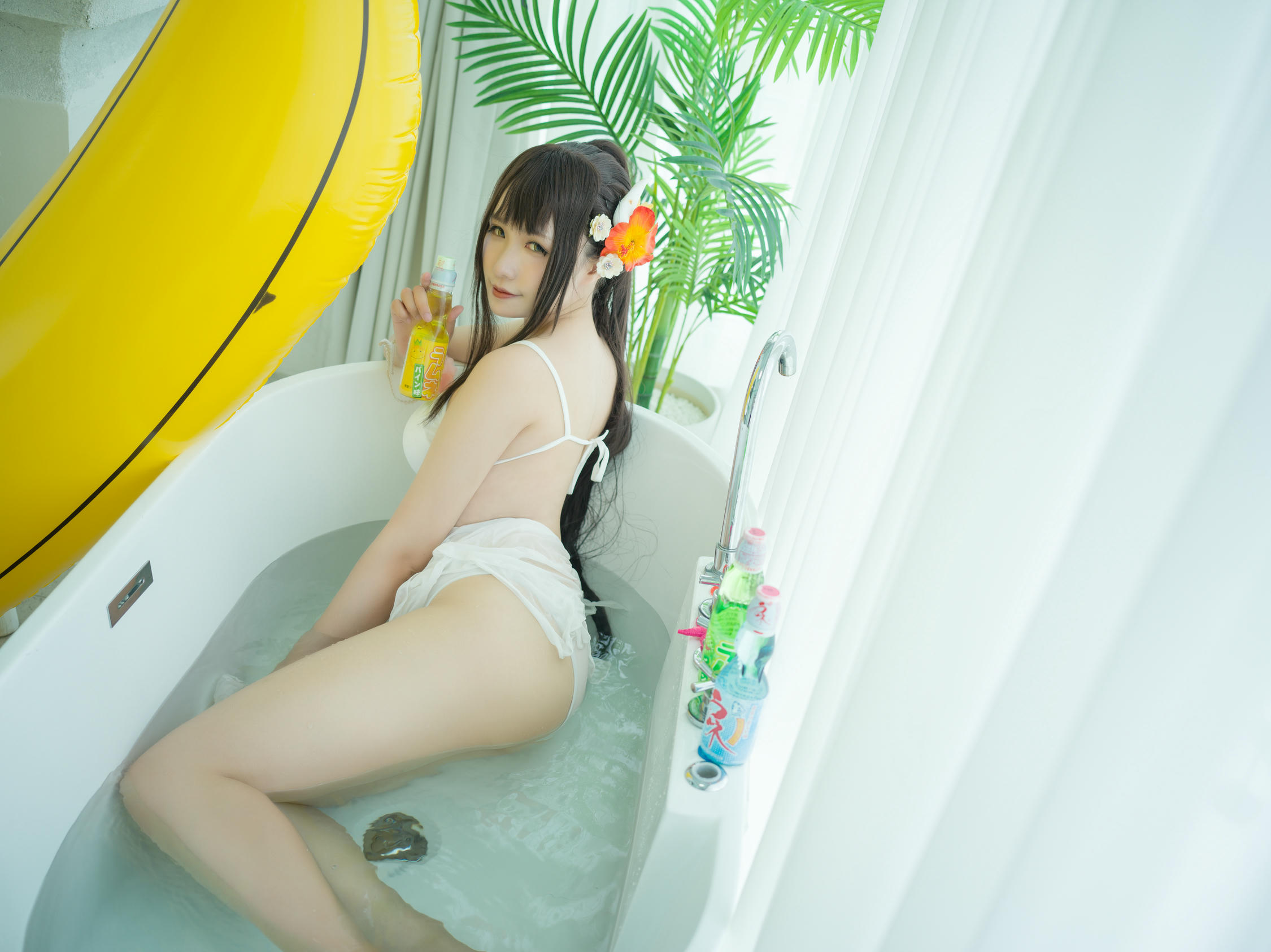 麻花酱 NO.095 比睿旗袍+泳装 [61P-446MB]-泳装 [30P]_第1集