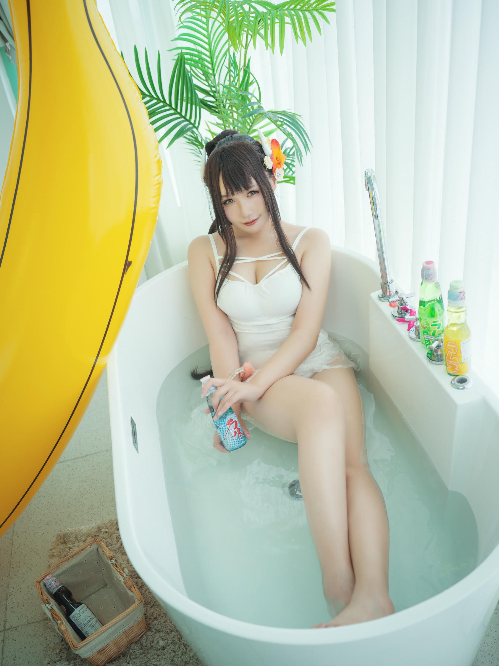 麻花酱 NO.095 比睿旗袍+泳装 [61P-446MB]-泳装 [30P]_第1集