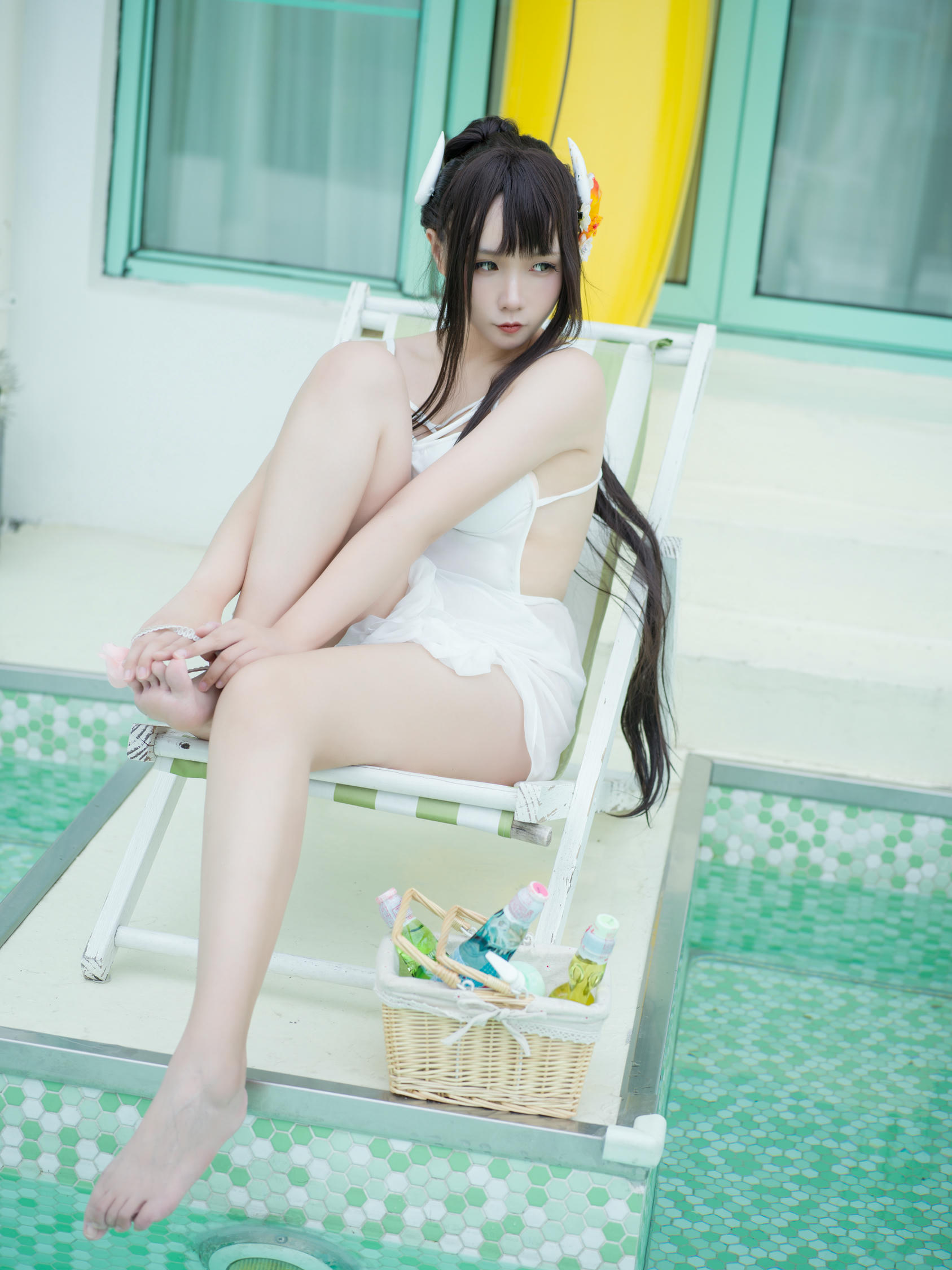 麻花酱 NO.095 比睿旗袍+泳装 [61P-446MB]-泳装 [30P]_第1集