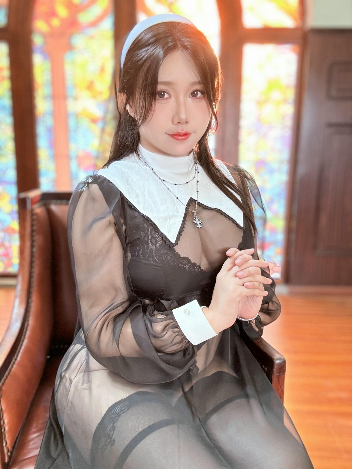 麻花酱 NO.084 修女 [129P4V-2.00GB]-修女自拍_第1集