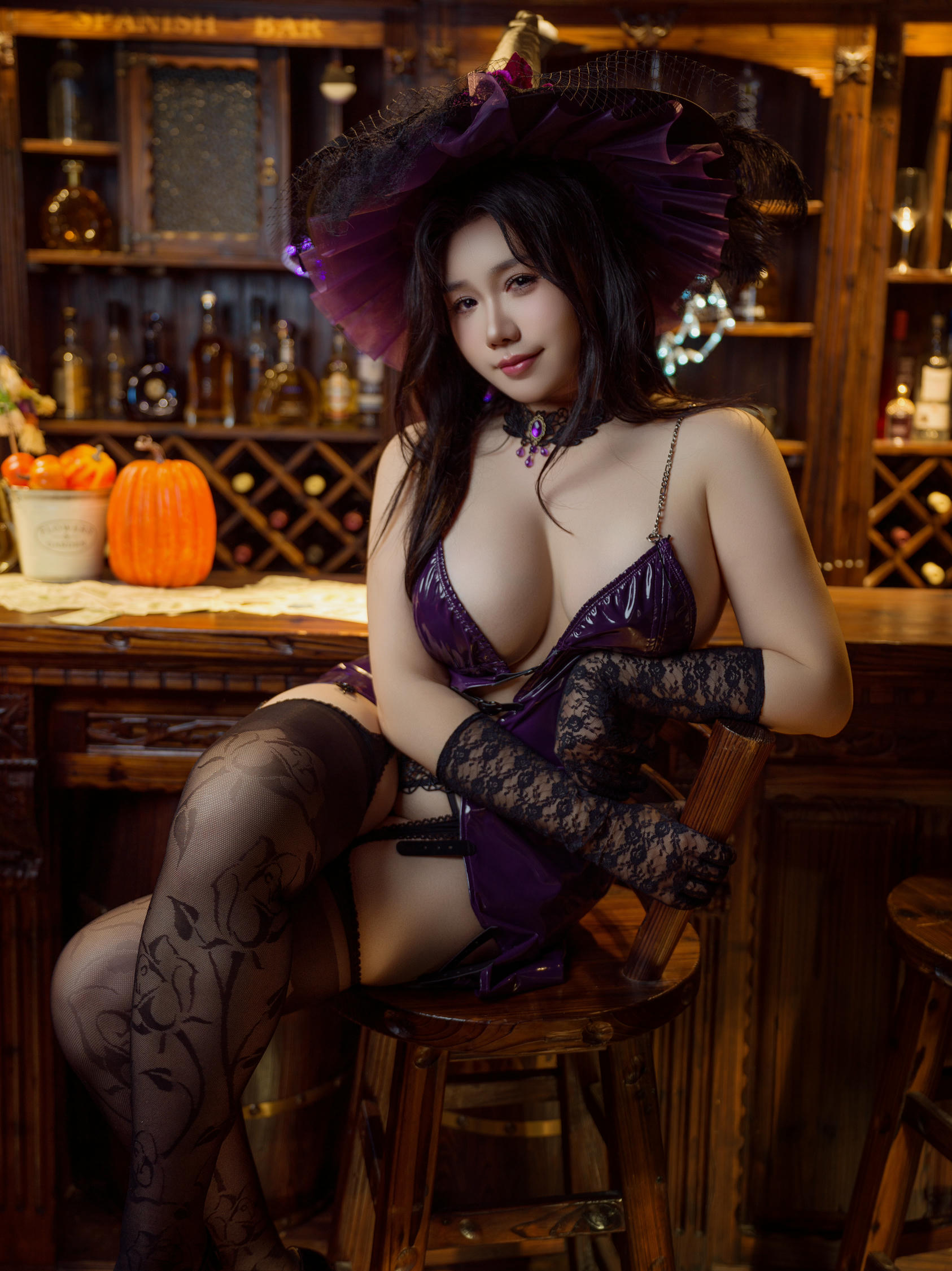 麻花酱 NO.085 万圣节魔女 [117P6V 2.33GB]-MH-A067-万圣节魔女-4500x_第3集