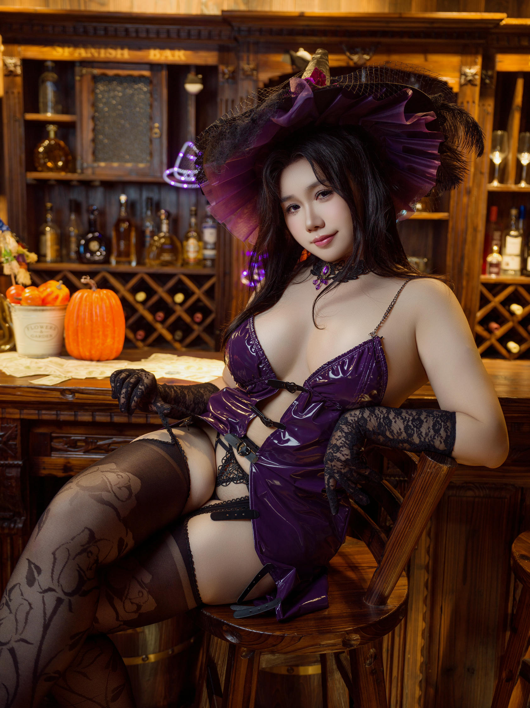 麻花酱 NO.085 万圣节魔女 [117P6V 2.33GB]-MH-A067-万圣节魔女-4500x_第3集