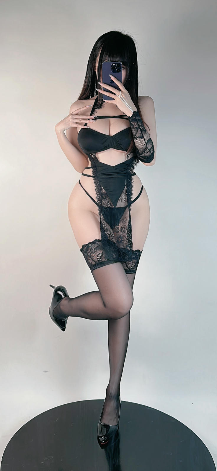 miko酱ww NO.068 23年06月订阅[211P-370.4M]-黑丝透旗袍 [15P]_第1集