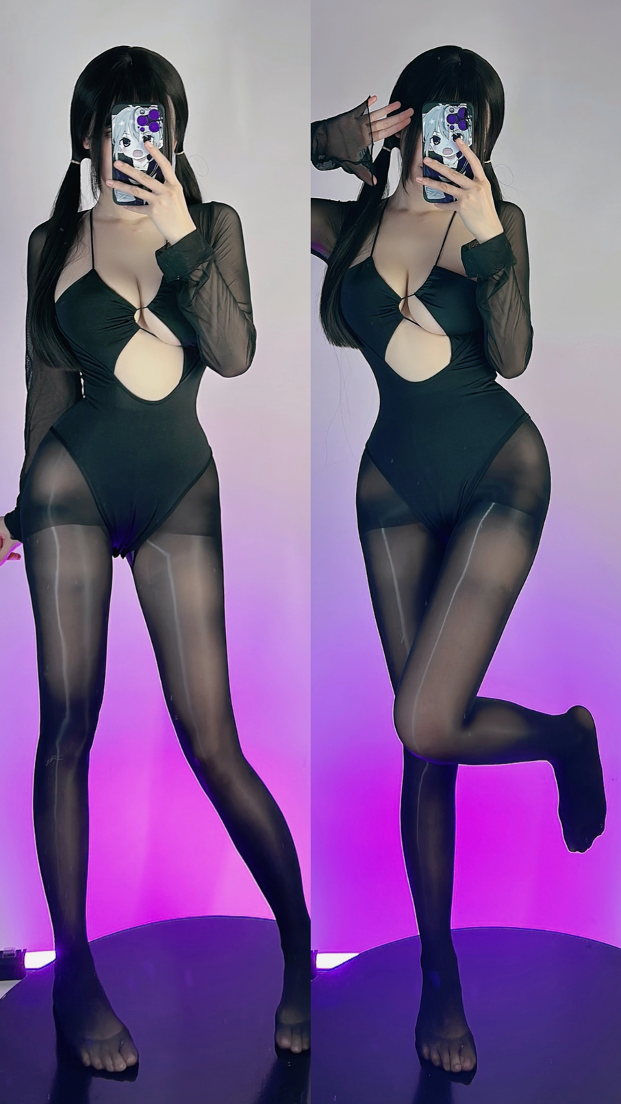 miko酱ww NO.072 2023年09月订阅 [150P-1.42GB]-黑丝泳衣 [17P-138MB]_第1集