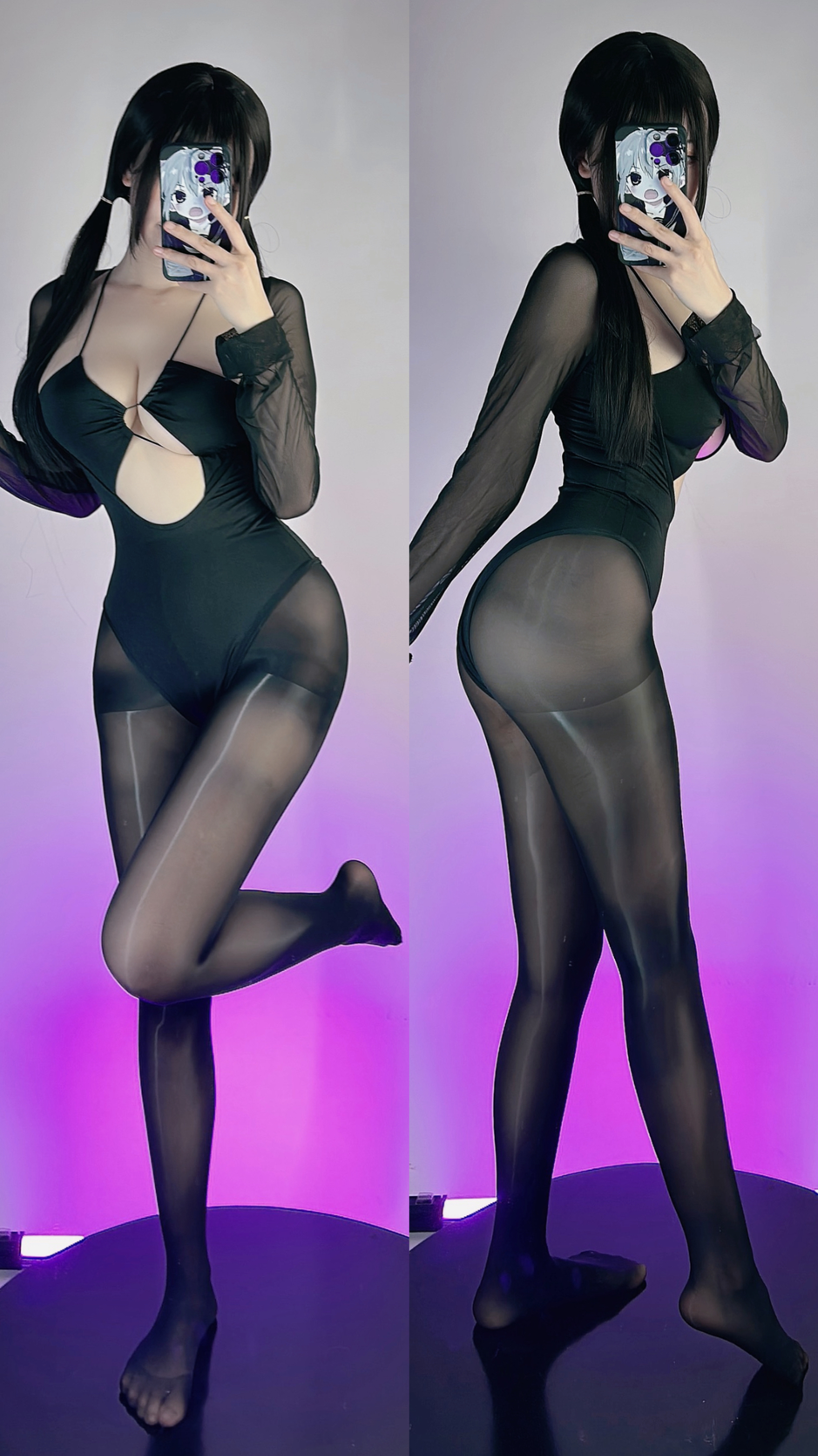 miko酱ww NO.072 2023年09月订阅 [150P-1.42GB]-黑丝泳衣 [17P-138MB]_第1集