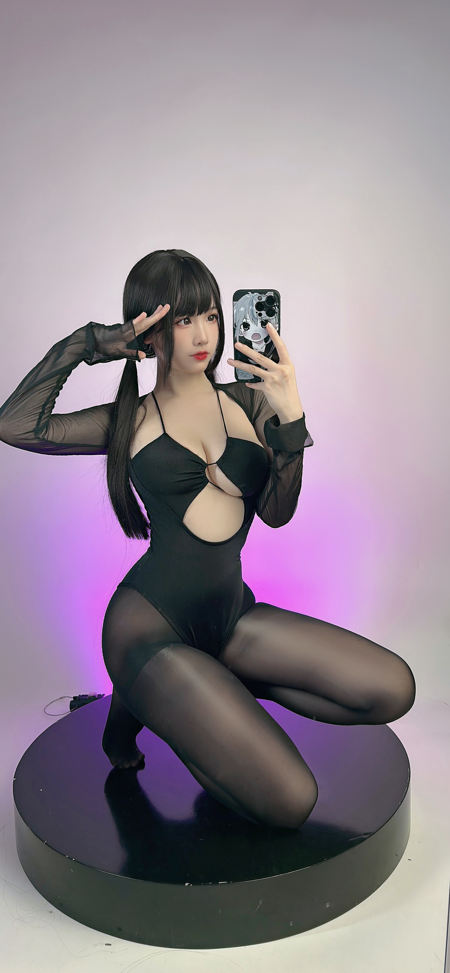 miko酱ww NO.072 2023年09月订阅 [150P-1.42GB]-黑丝泳衣 [17P-138MB]_第1集