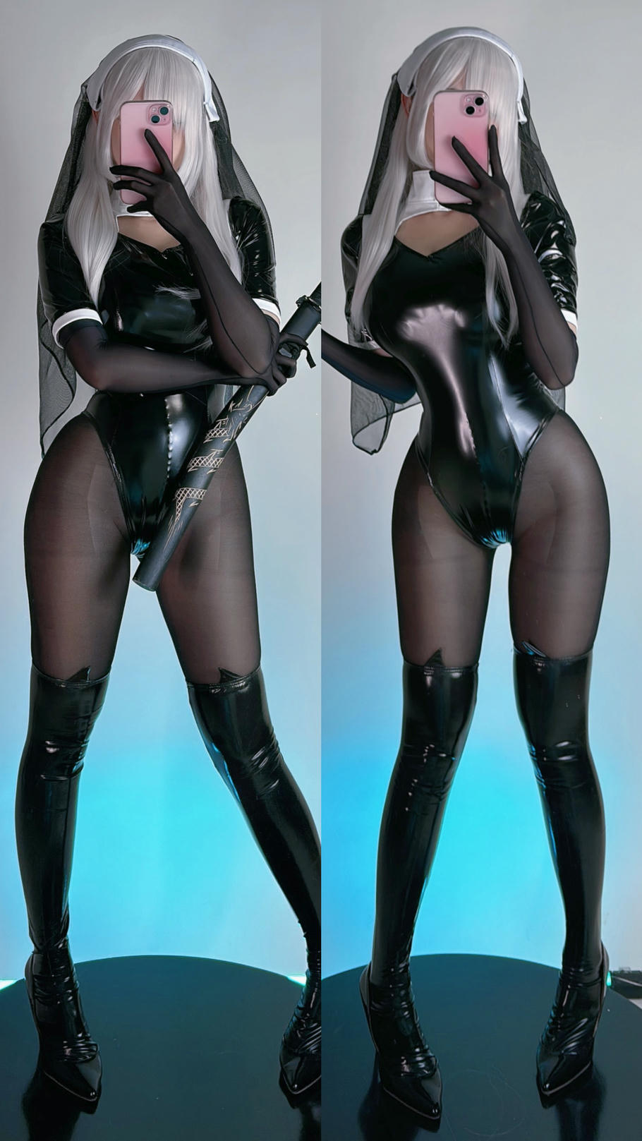 miko酱ww NO.074 23年11月订阅 148P [220.58 MB]-皮衣修女 [10P]_第1集