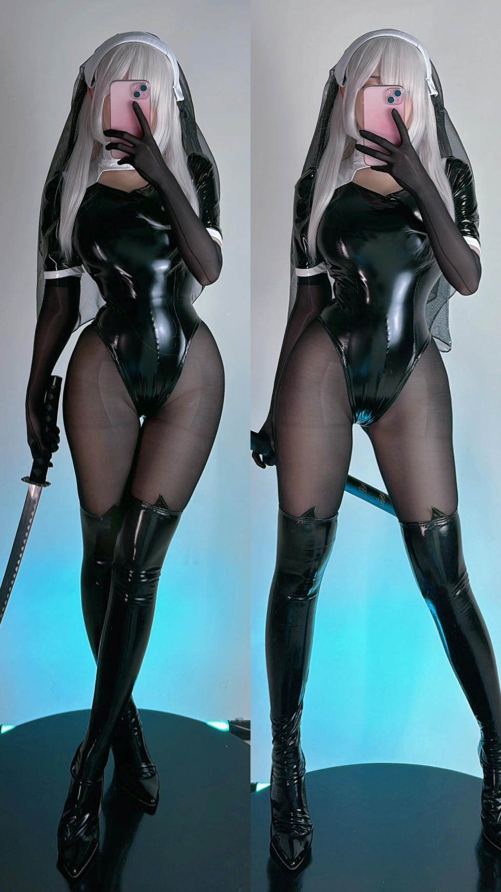 miko酱ww NO.074 23年11月订阅 148P [220.58 MB]-皮衣修女 [10P]_第1集