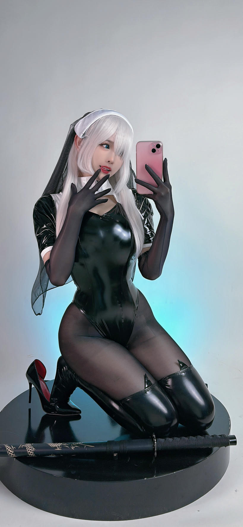 miko酱ww NO.074 23年11月订阅 148P [220.58 MB]-皮衣修女 [10P]_第1集