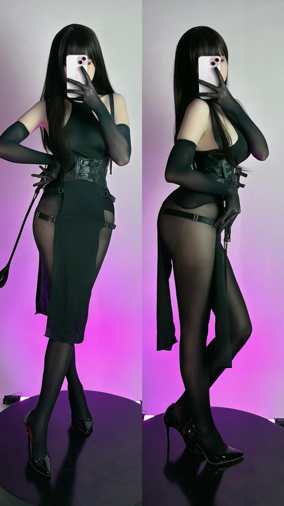 miko酱ww NO.075 2023年10月订阅 201P [272.03 MB]-紧身黑丝 [9P]_第1集