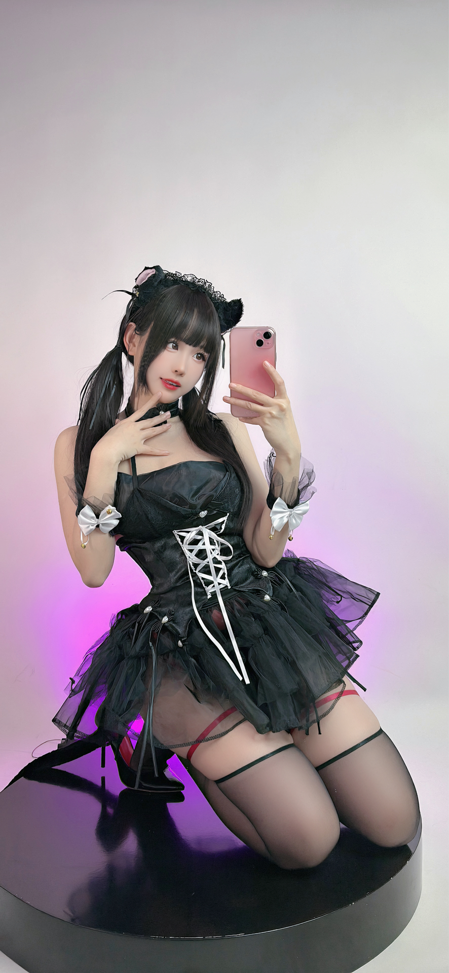 miko酱ww NO.083 2024年01月订阅 (16套)[142P-1.62G]-吊带猫猫 [10P]_第1集