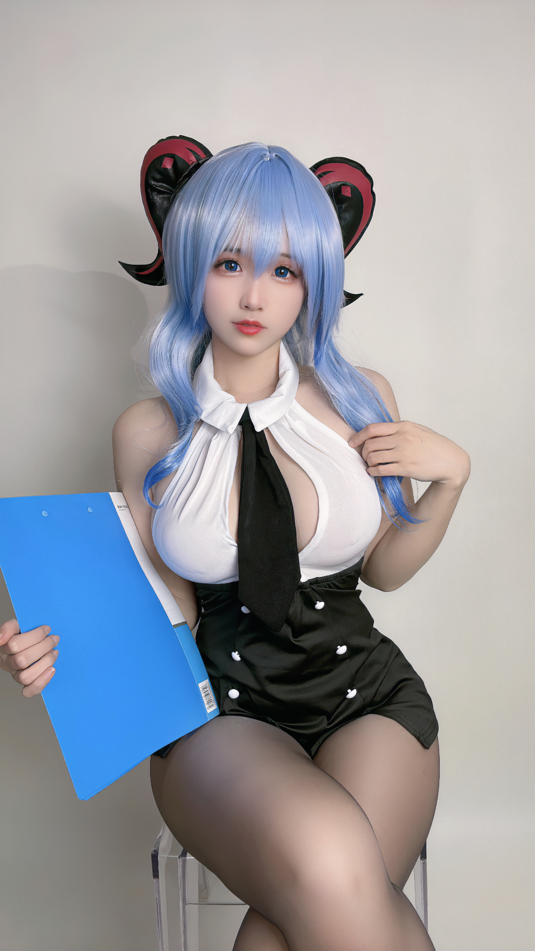 miko酱ww NO.083 2024年01月订阅 (16套)[142P-1.62G]-秘书甘雨 [8P]_第1集