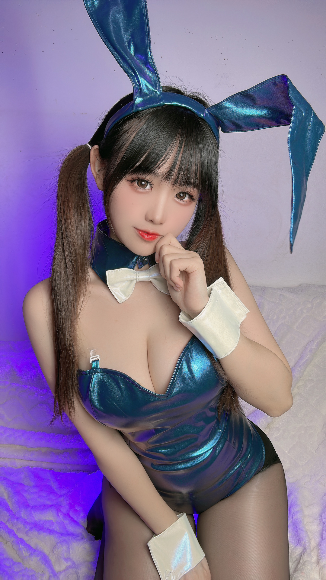 miko酱ww NO.083 2024年01月订阅 (16套)[142P-1.62G]-蓝色兔女郎 [8P]_第1集