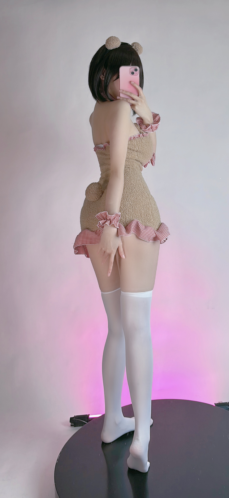 miko酱ww NO.037 2023年12月合集 [187P 1.43GB]-小熊连衣裙_第1集