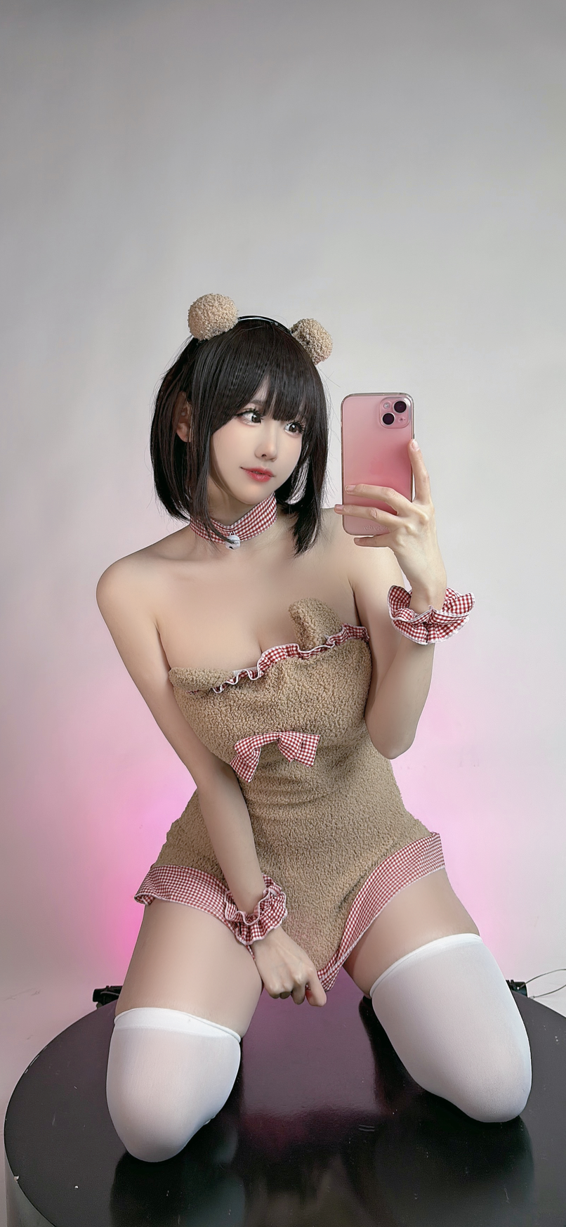 miko酱ww NO.037 2023年12月合集 [187P 1.43GB]-小熊连衣裙_第1集