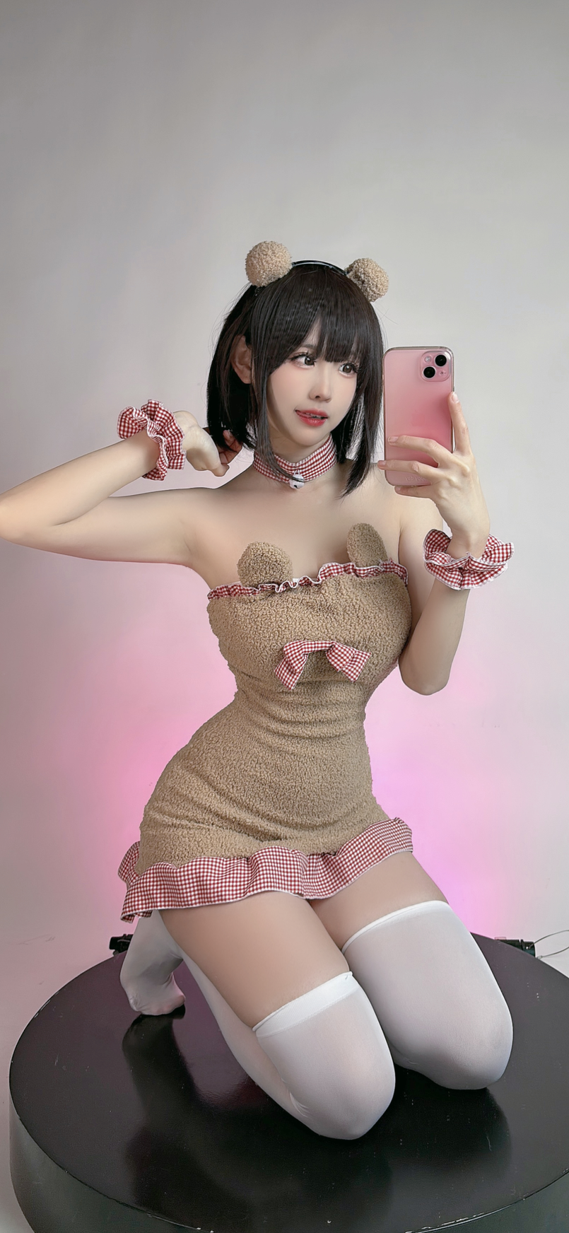 miko酱ww NO.037 2023年12月合集 [187P 1.43GB]-小熊连衣裙_第1集