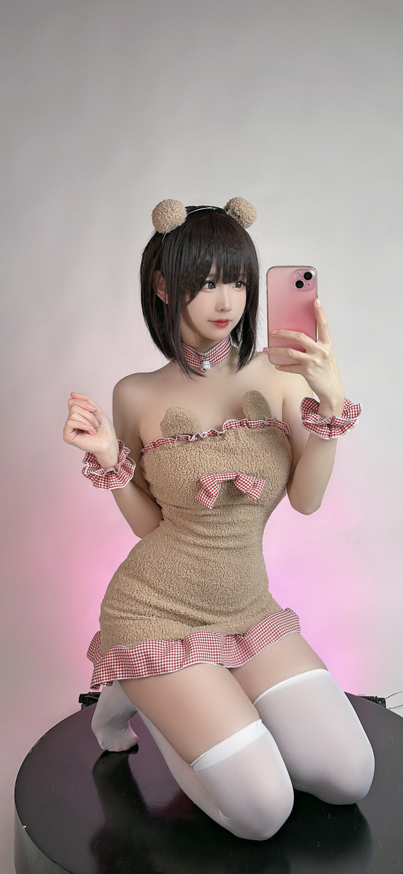 miko酱ww NO.037 2023年12月合集 [187P 1.43GB]-小熊连衣裙_第1集