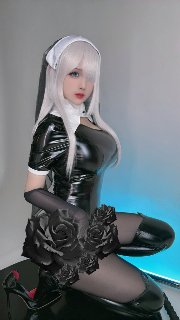 miko酱ww NO.037 2023年12月合集 [187P 1.43GB]-皮衣修女_第1集