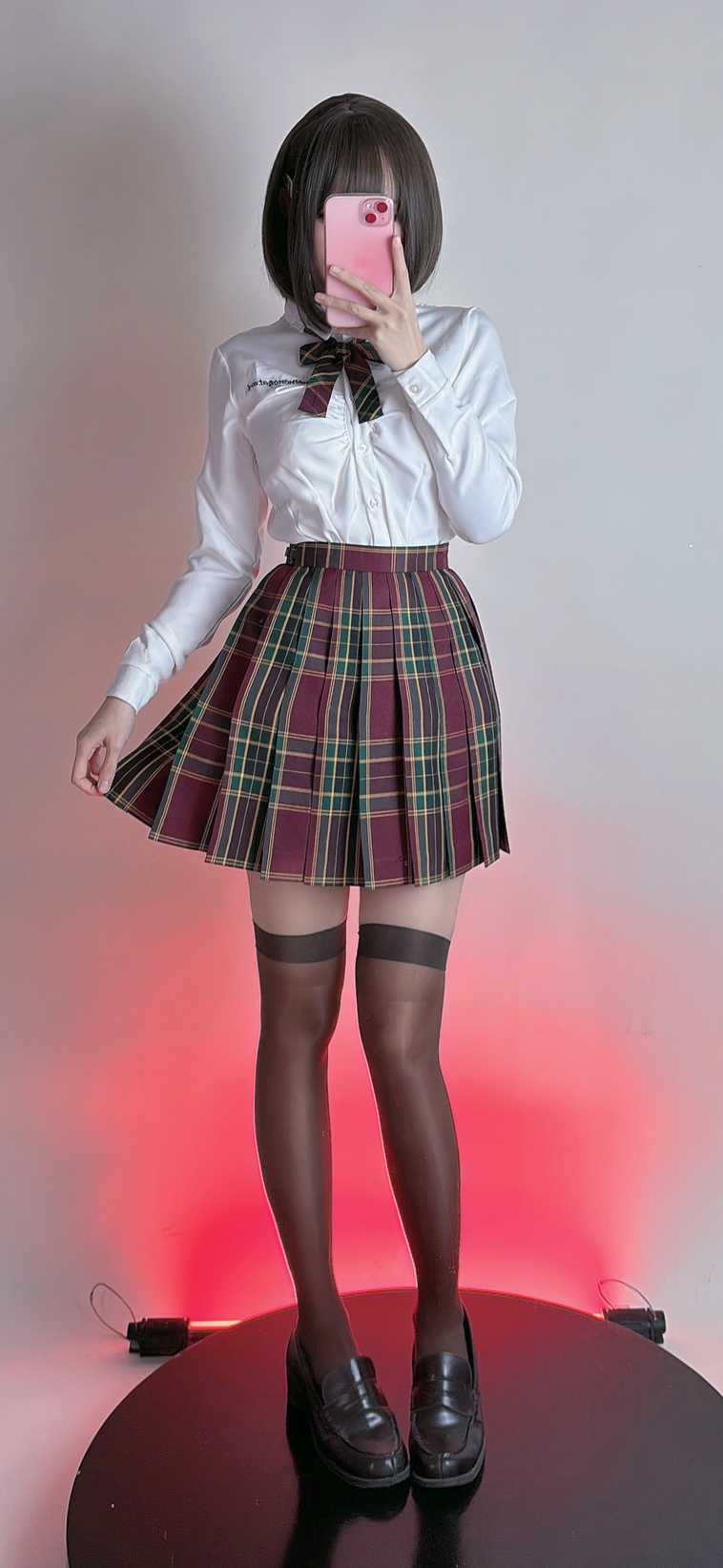 miko酱ww NO.037 2023年12月合集 [187P 1.43GB]-红色JK_第1集