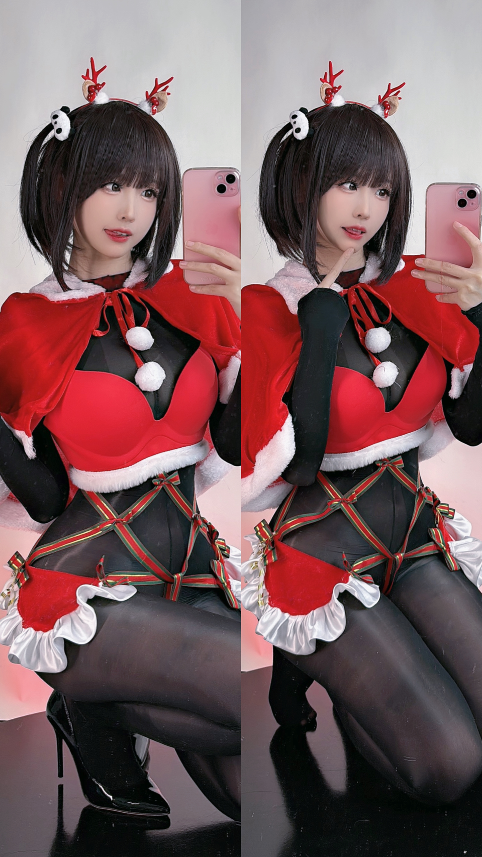 miko酱ww NO.037 2023年12月合集 [187P 1.43GB]-黑丝圣诞_第1集