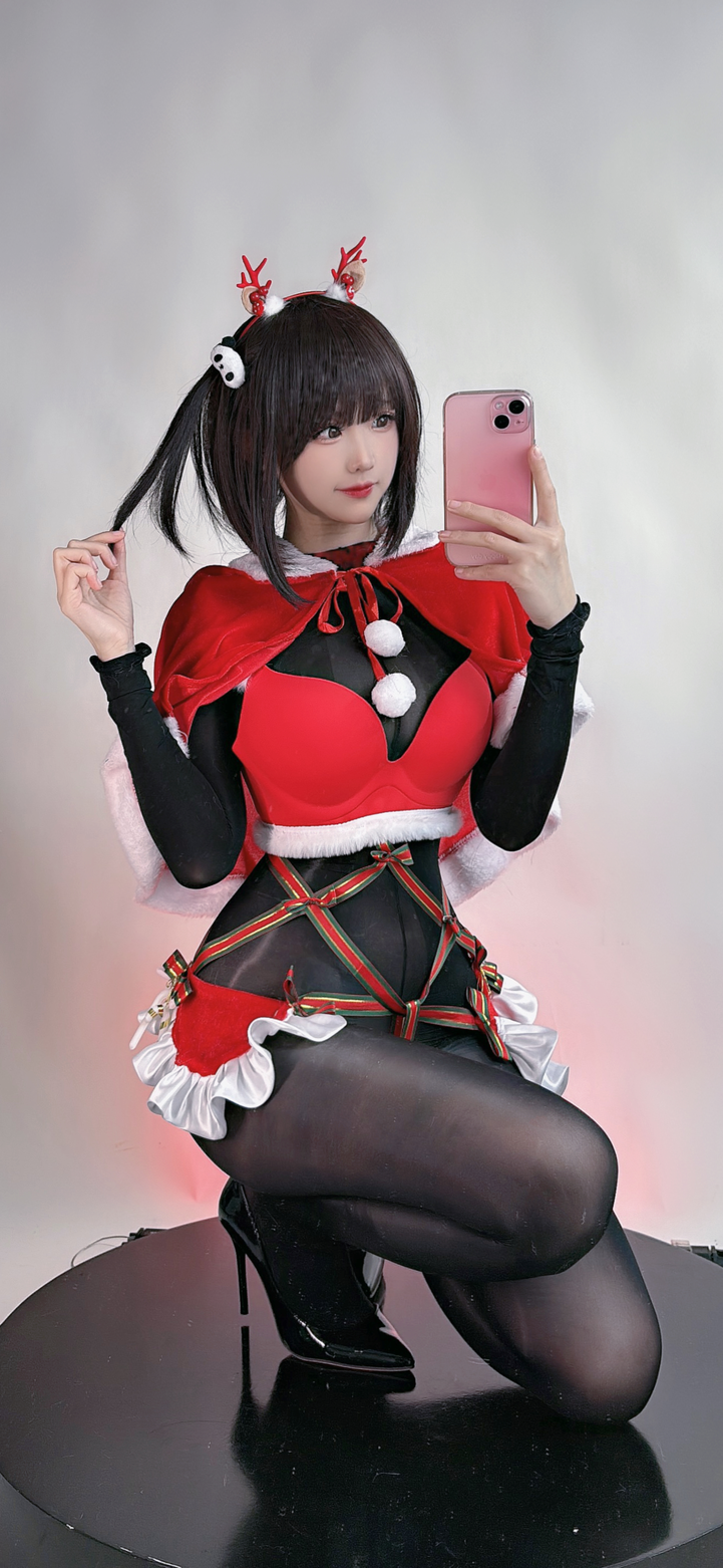 miko酱ww NO.037 2023年12月合集 [187P 1.43GB]-黑丝圣诞_第1集