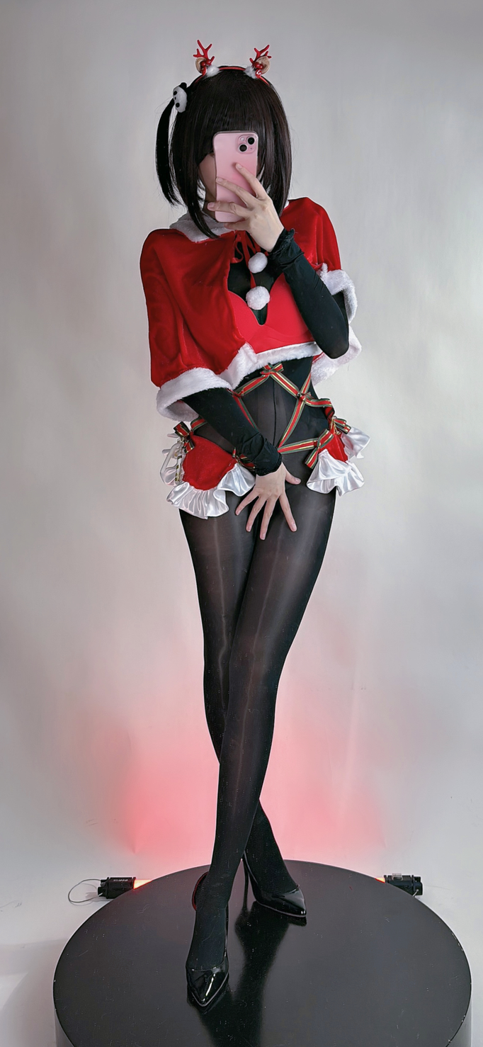 miko酱ww NO.037 2023年12月合集 [187P 1.43GB]-黑丝圣诞_第1集