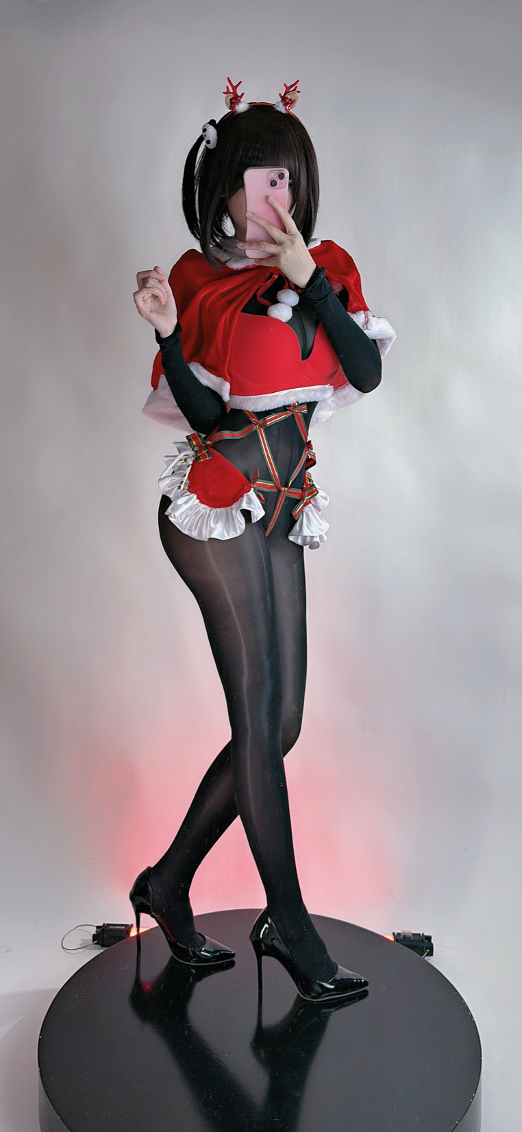 miko酱ww NO.037 2023年12月合集 [187P 1.43GB]-黑丝圣诞_第1集