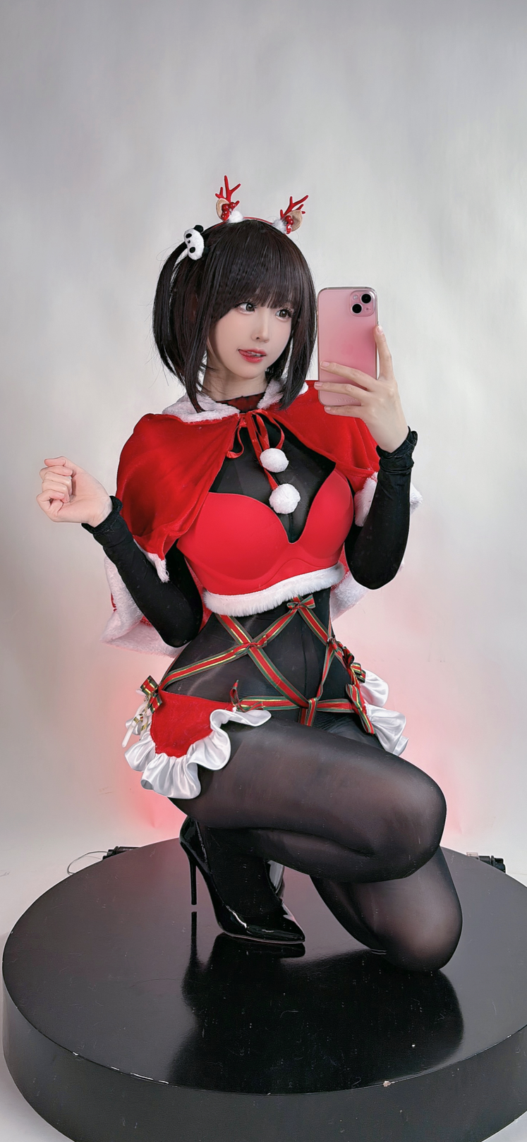 miko酱ww NO.037 2023年12月合集 [187P 1.43GB]-黑丝圣诞_第1集