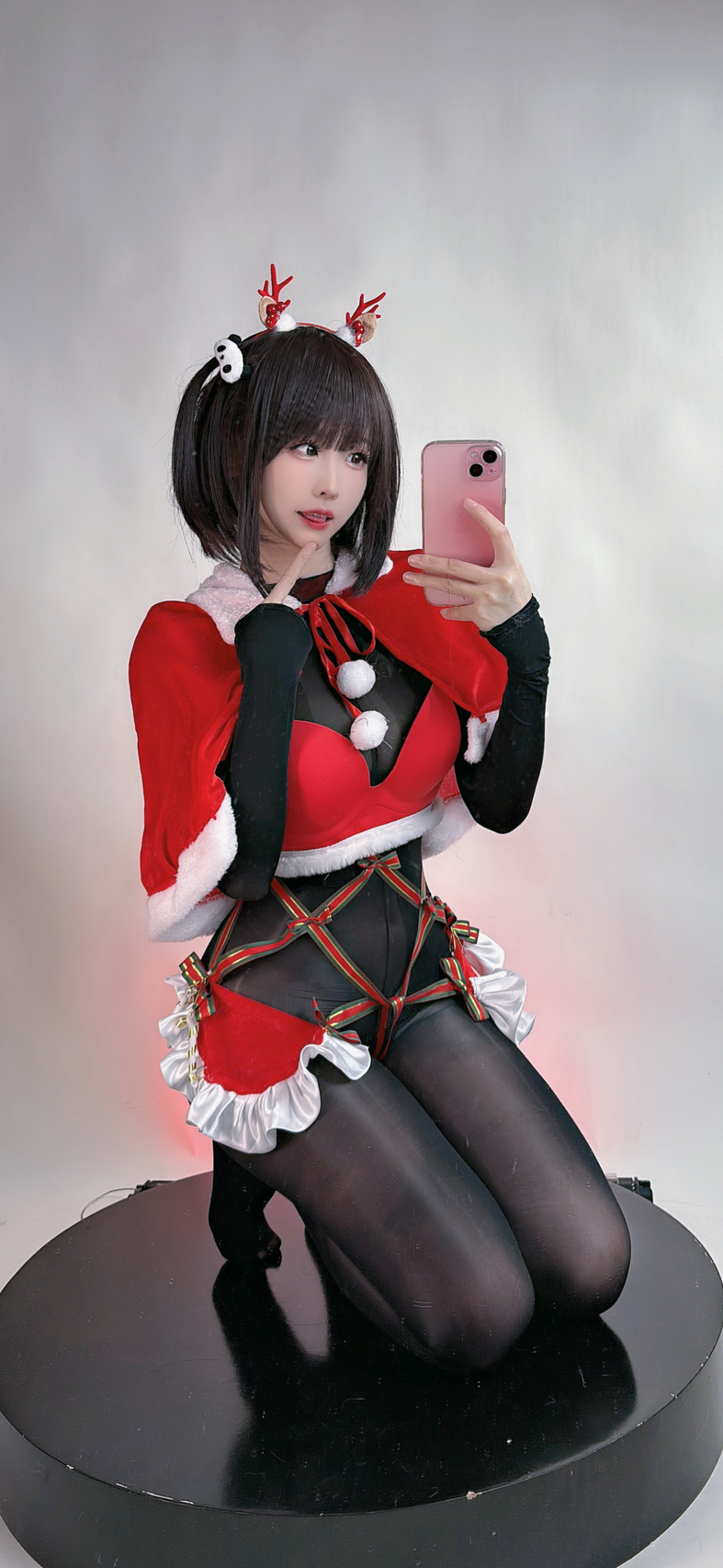 miko酱ww NO.037 2023年12月合集 [187P 1.43GB]-黑丝圣诞_第1集