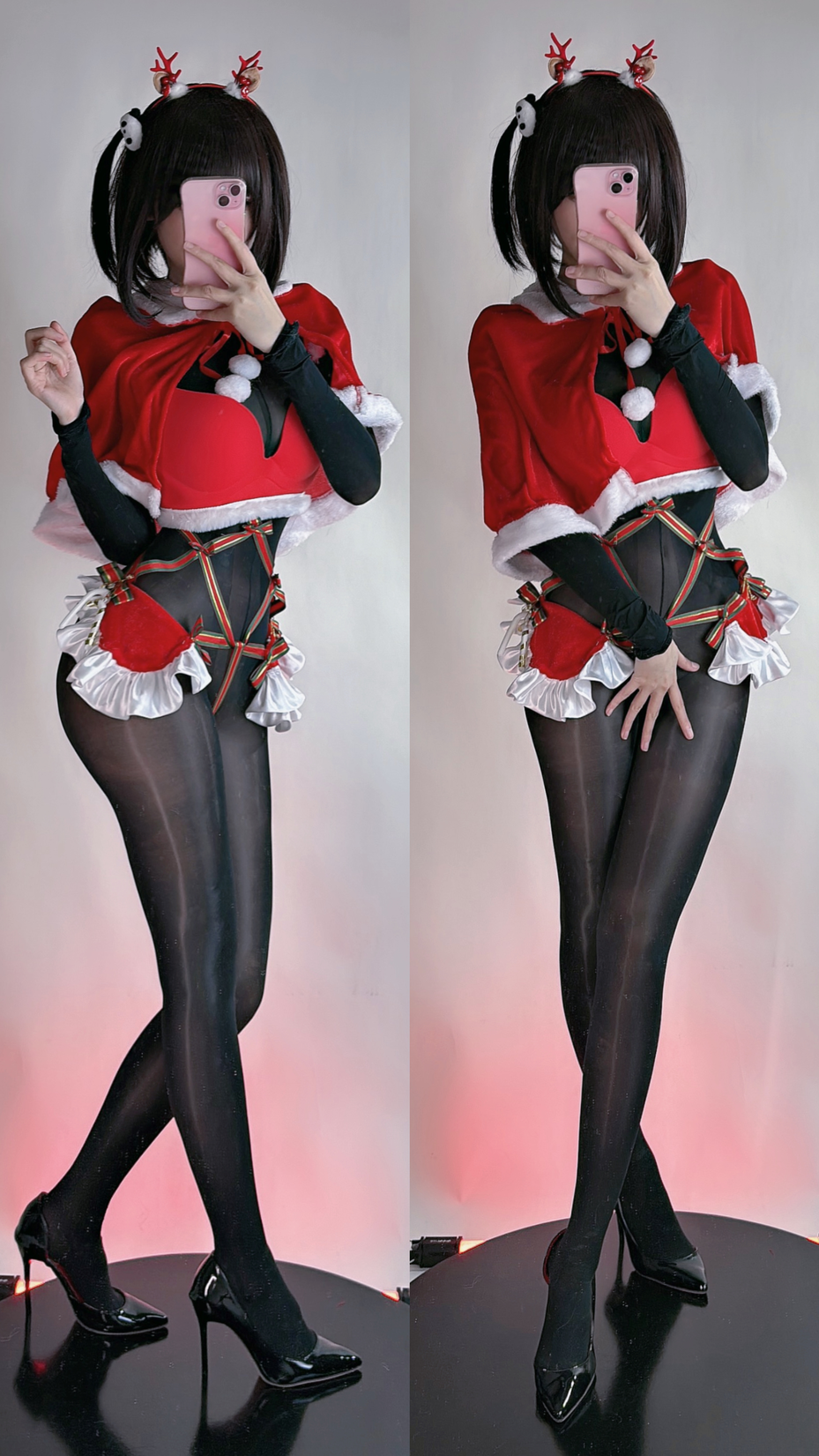 miko酱ww NO.037 2023年12月合集 [187P 1.43GB]-黑丝圣诞_第1集