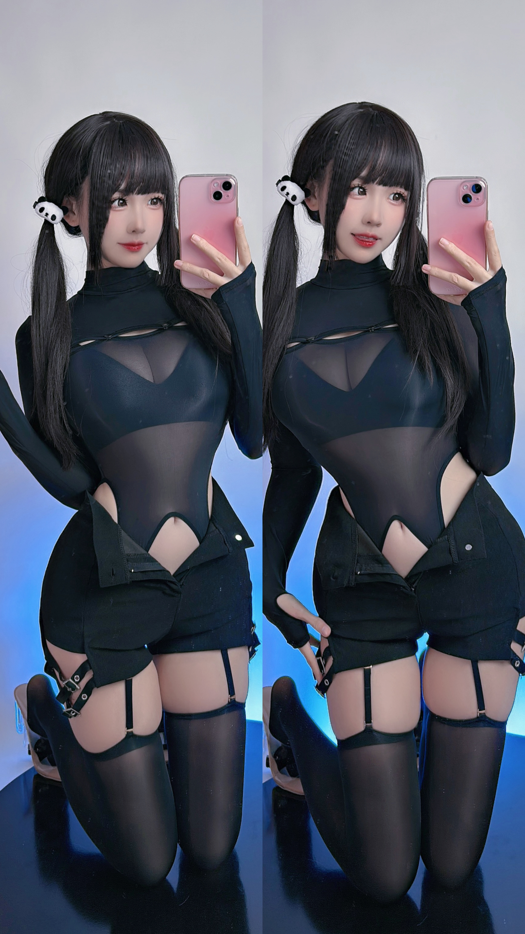 miko酱ww NO.037 2023年12月合集 [187P 1.43GB]-黑丝连体衣_第1集