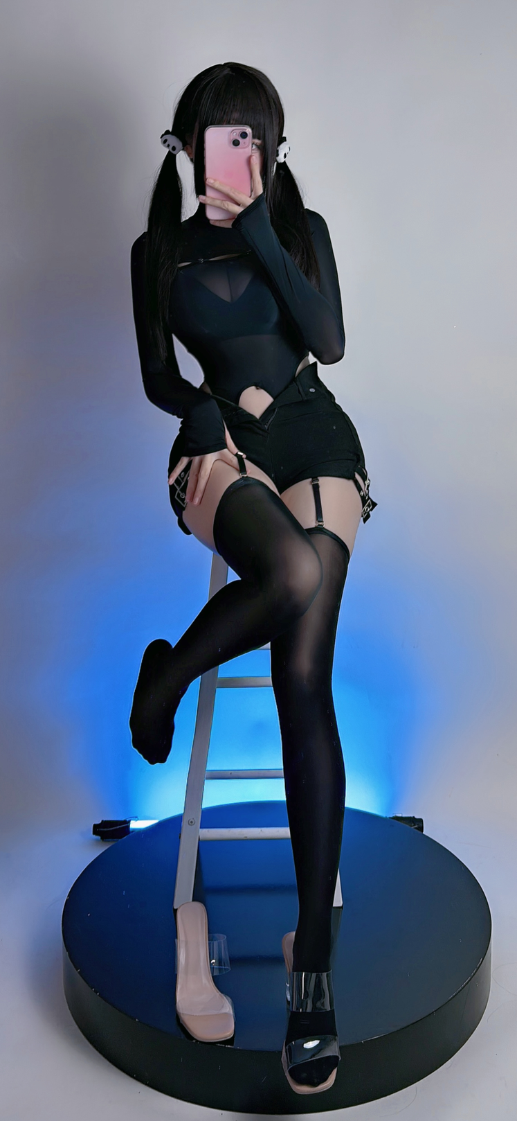 miko酱ww NO.037 2023年12月合集 [187P 1.43GB]-黑丝连体衣_第1集