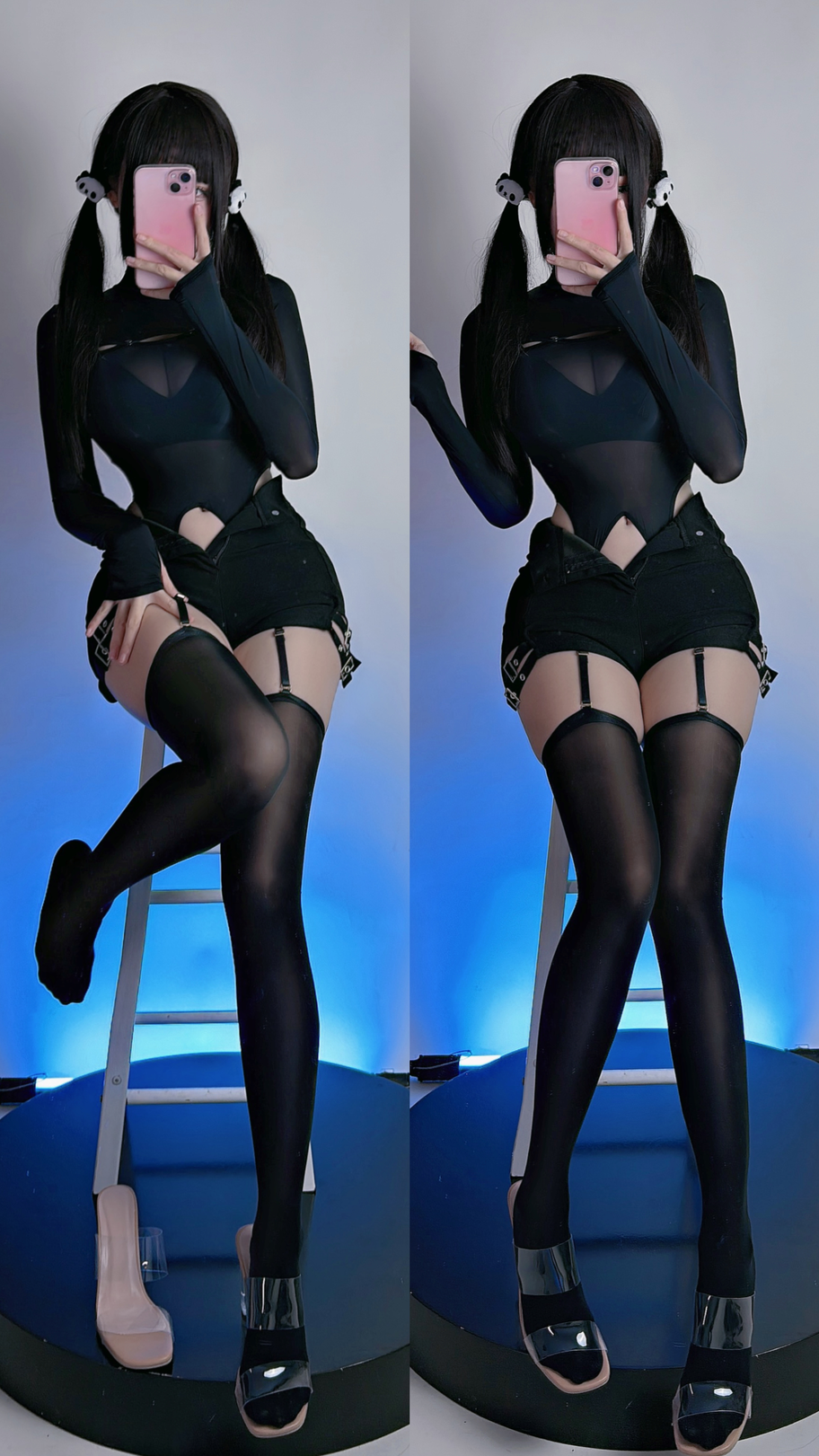 miko酱ww NO.037 2023年12月合集 [187P 1.43GB]-黑丝连体衣_第1集